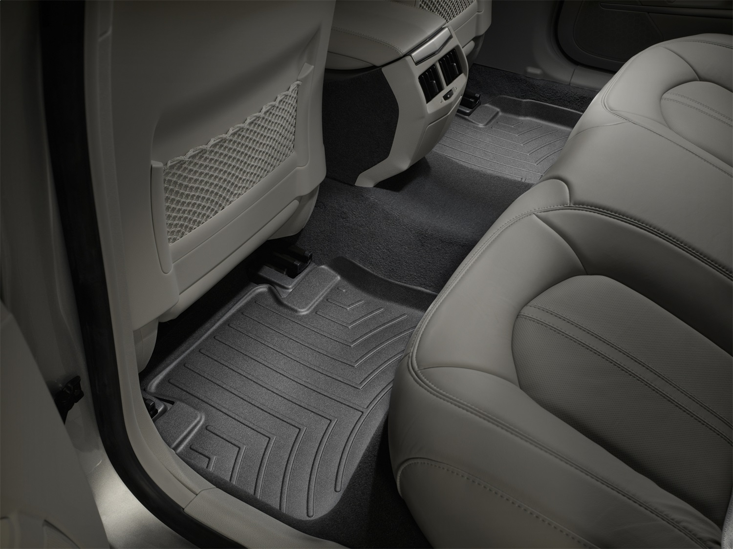 WeatherTech FloorLinerTM DigitalFit; Black; Rear 441492 thumbnail 0