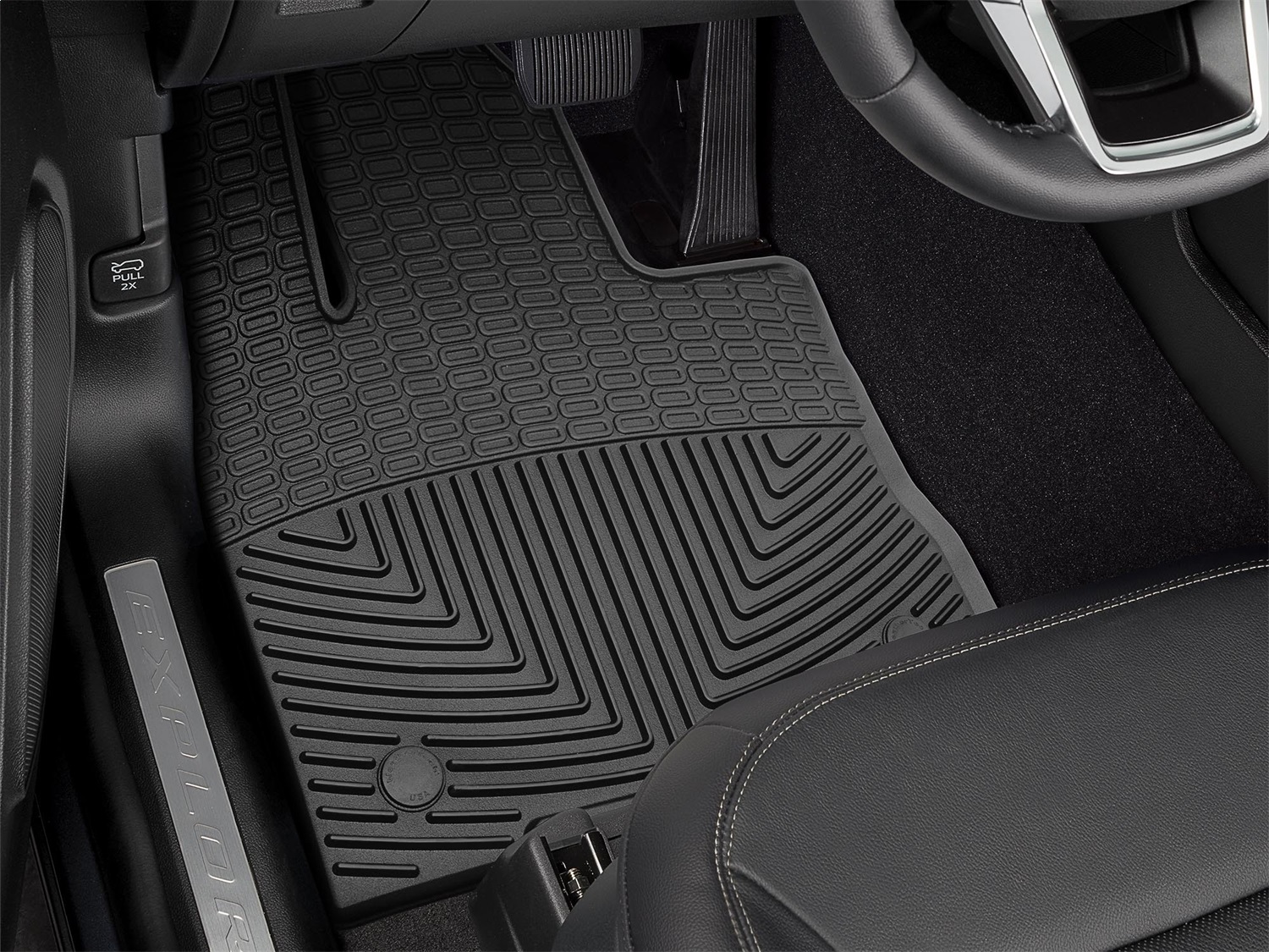 WeatherTech All Weather Floor Mats; Black; Front W526 thumbnail 0