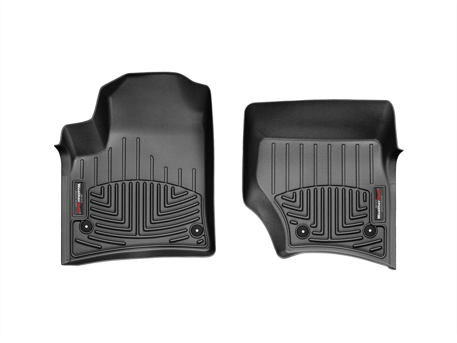 WeatherTech FloorLinerTM DigitalFit; Black; Front 442451 thumbnail 0