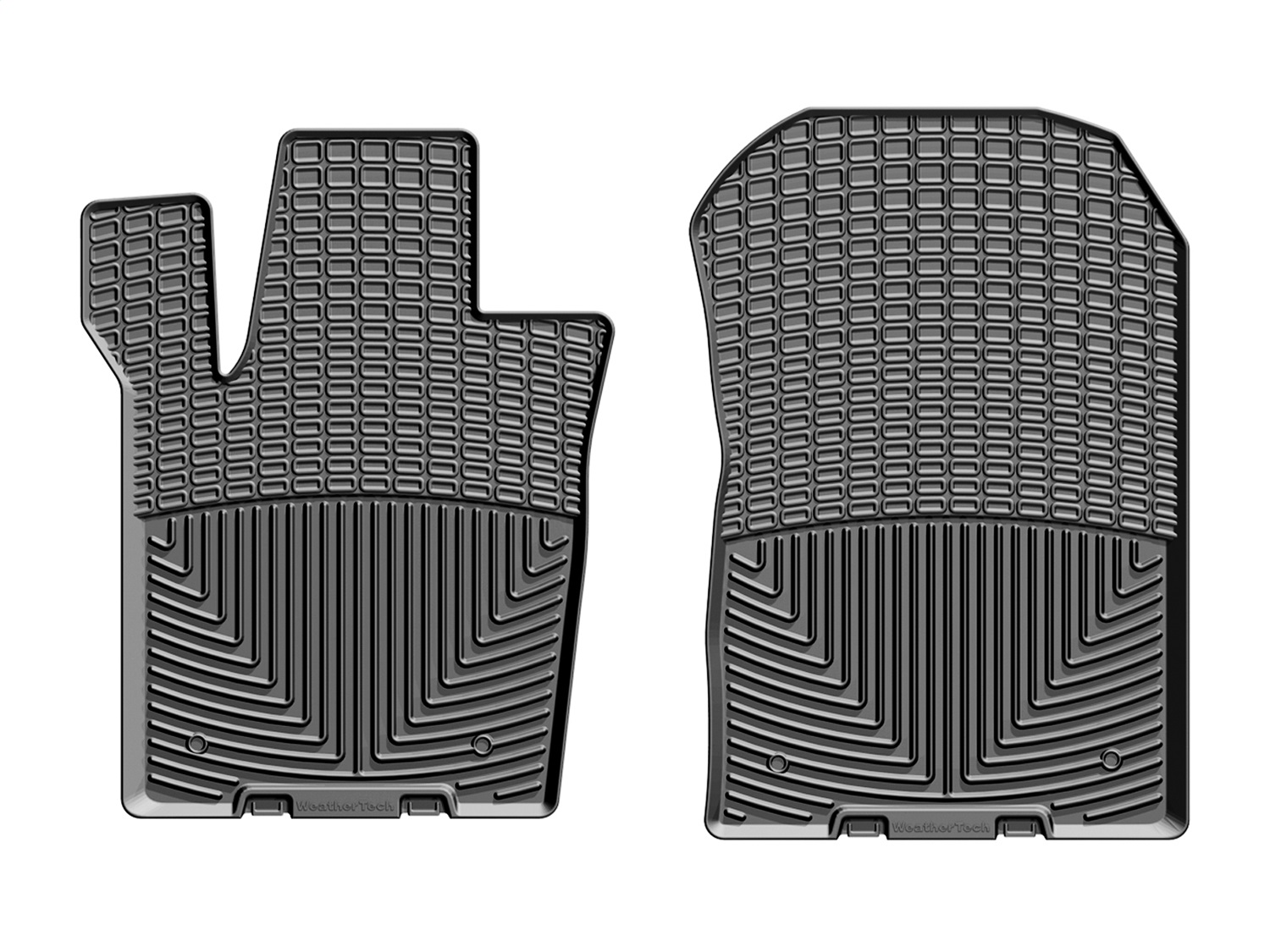WeatherTech All Weather Floor Mats; Black; Front W338 thumbnail 1