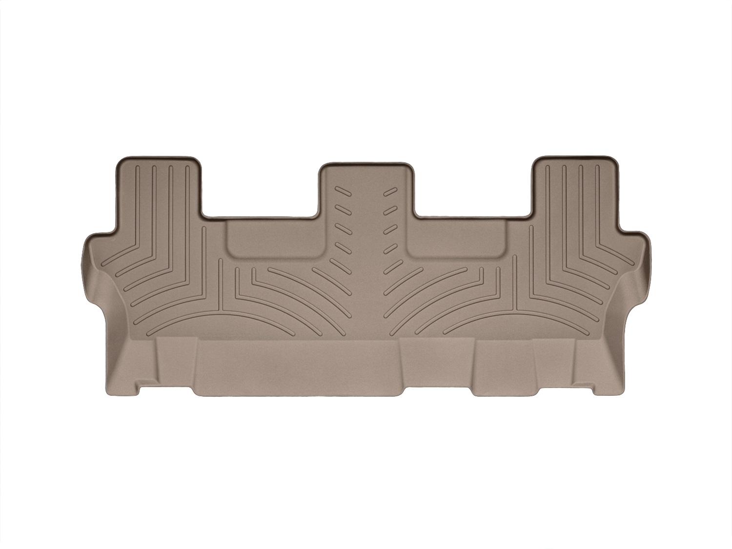 WeatherTech FloorLinerTM DigitalFit; Tan; Third Row 450936 thumbnail 0