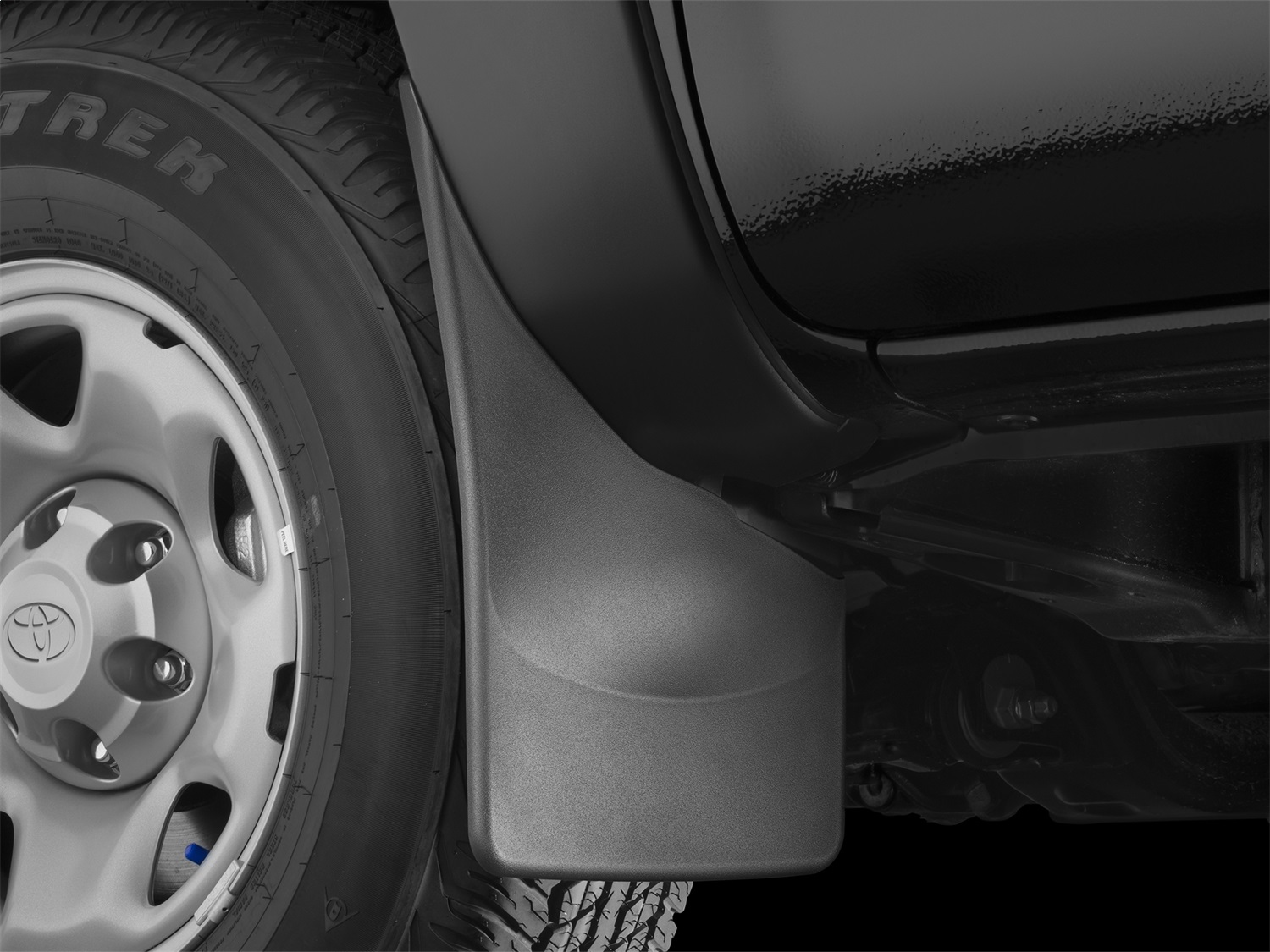WeatherTech MudFlap No-Drill DigitalFit; Black 110033 thumbnail 0