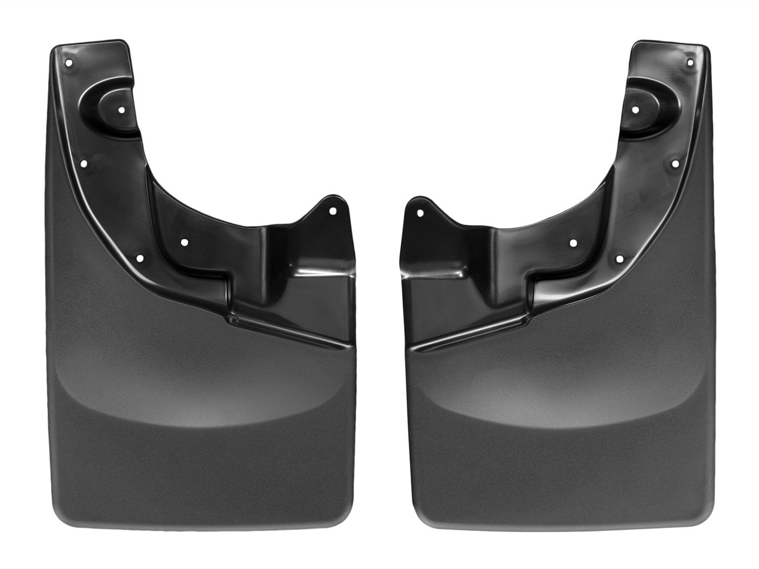 WeatherTech MudFlap No-Drill DigitalFit; Black 110033 thumbnail 1