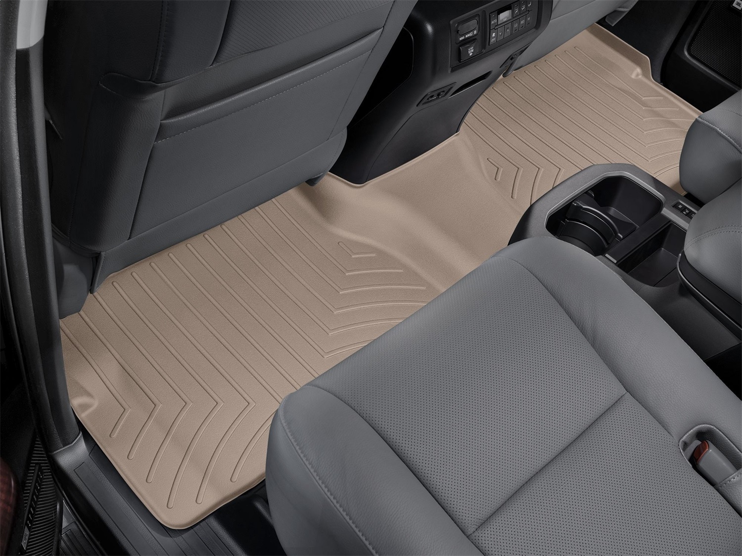 WeatherTech FloorLinerTM DigitalFit; Tan; Rear 450937 thumbnail 1