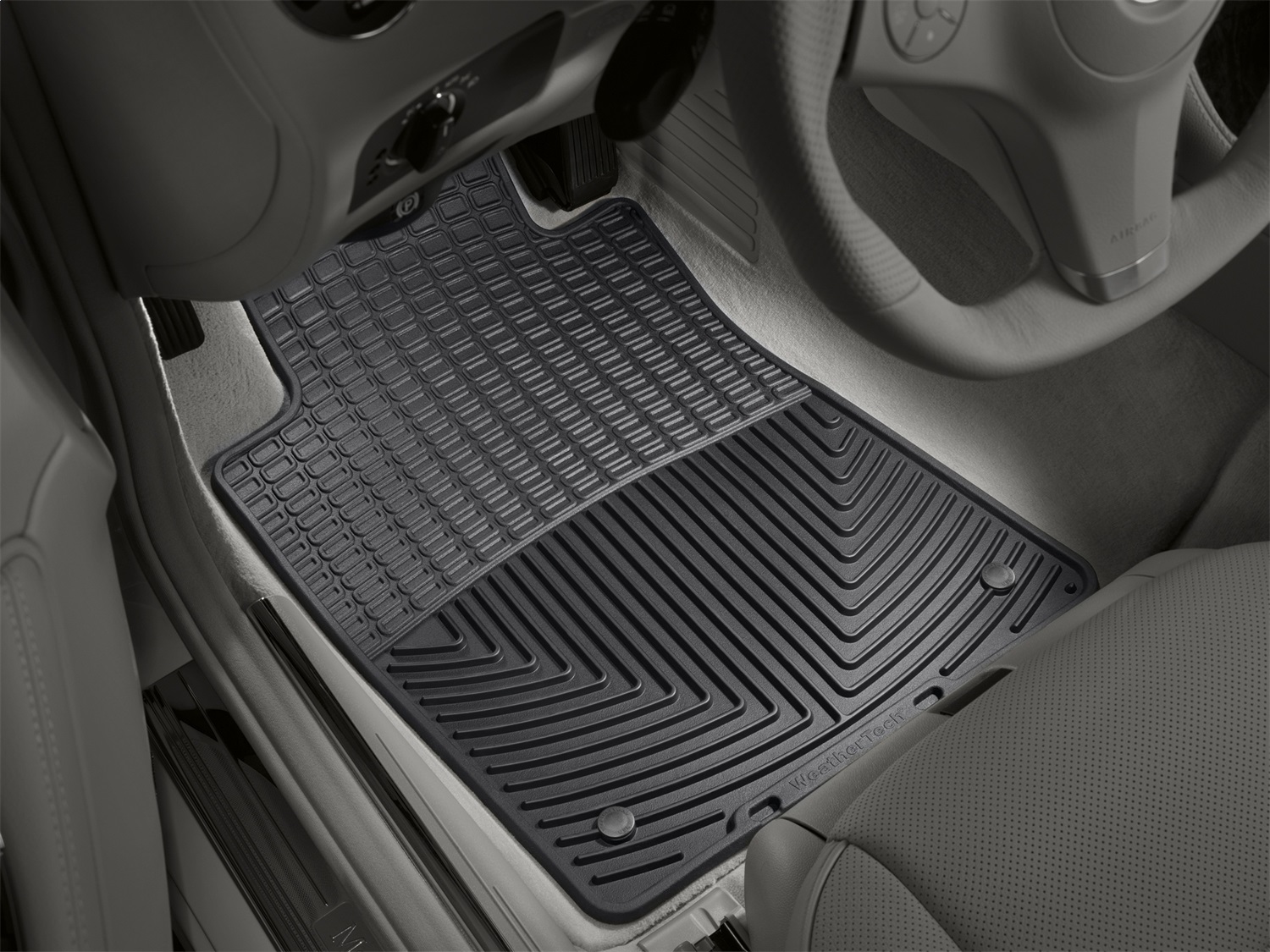 WeatherTech All Weather Floor Mats; Black; Front W37 thumbnail 0