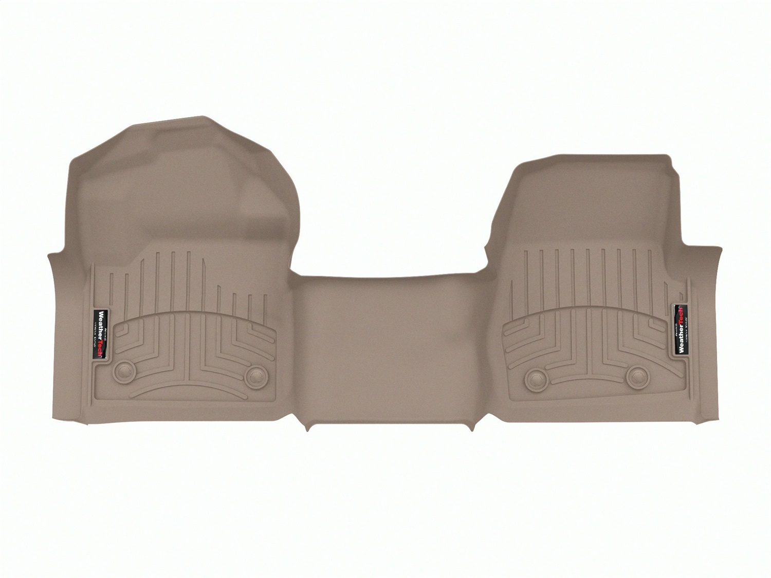 WeatherTech FloorLinerTM DigitalFit; Tan; Front; Over The Hump 4510351 thumbnail 0
