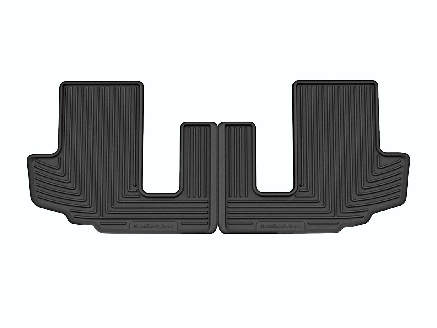 WeatherTech All Weather Floor Mats; Black; Third Row W542 thumbnail 0