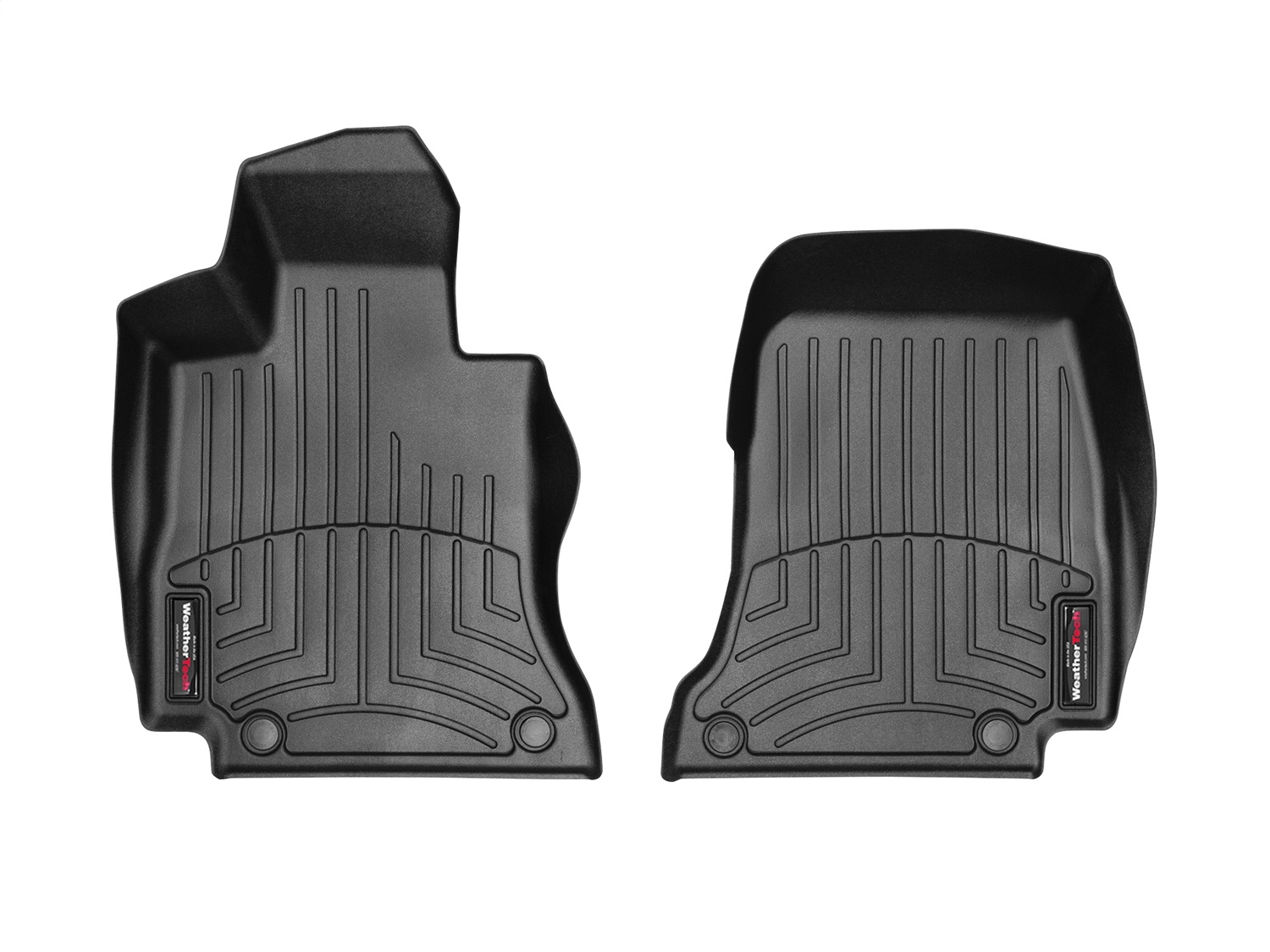 WeatherTech FloorLinerTM DigitalFit; Black; Front 4414941 thumbnail 0