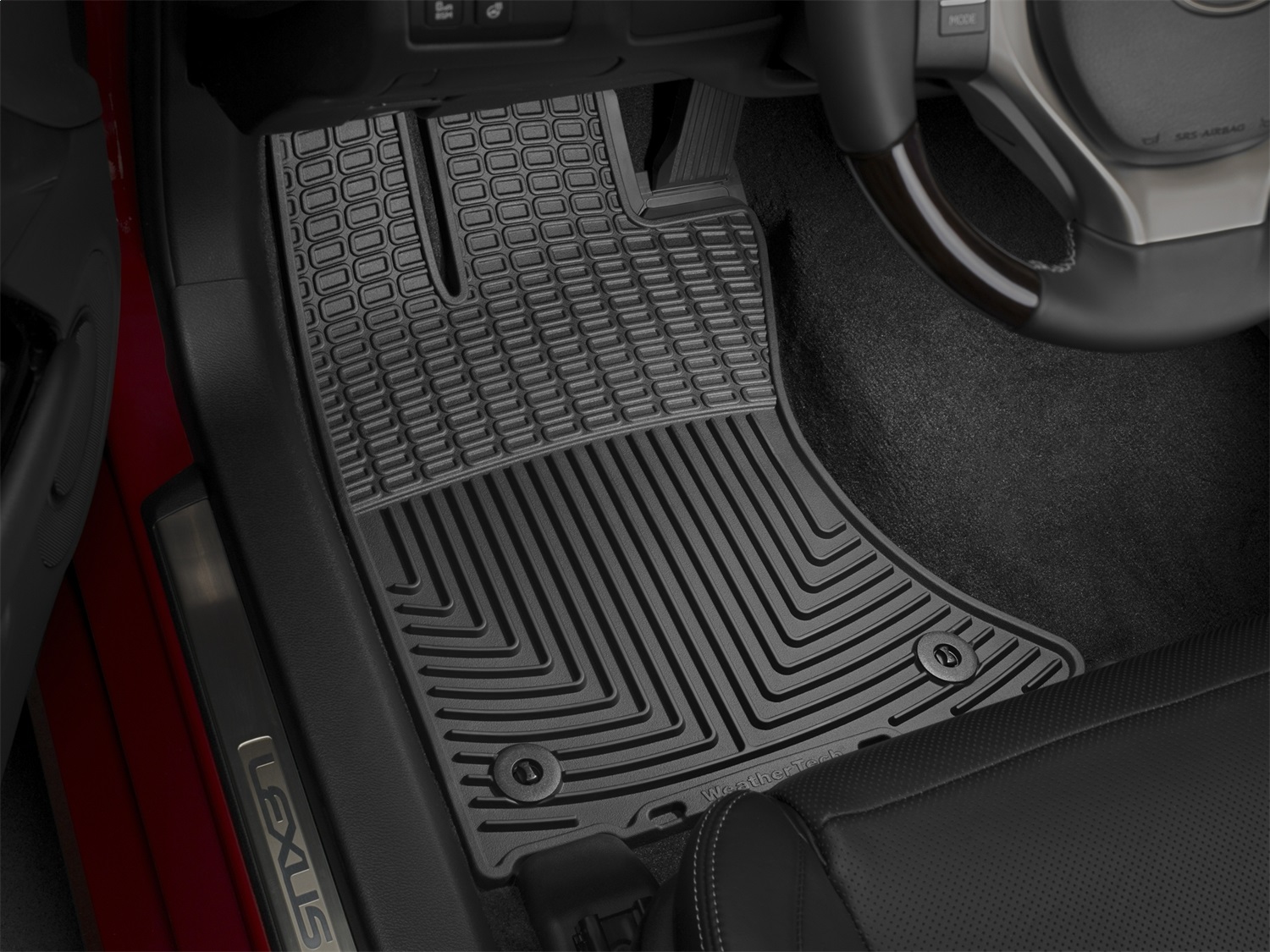 WeatherTech All Weather Floor Mats; Black; Front W279 thumbnail 0