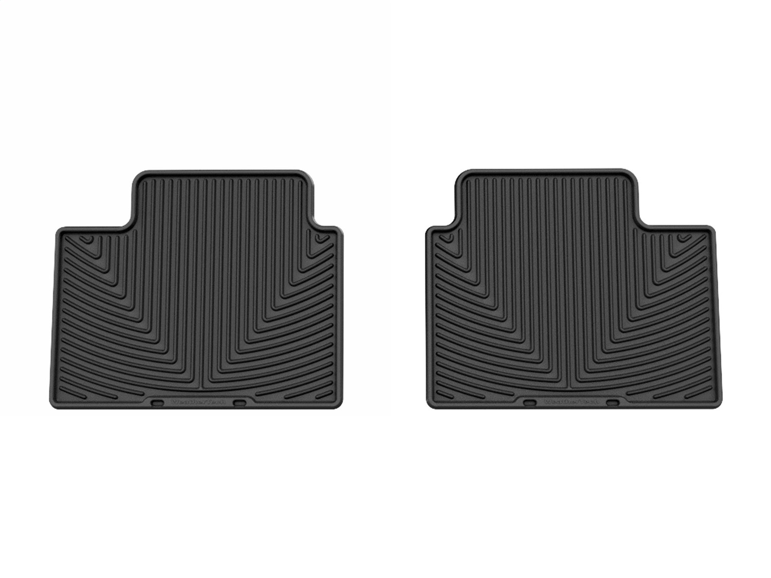 WeatherTech All Weather Floor Mats; Black; Rear W632 thumbnail 0