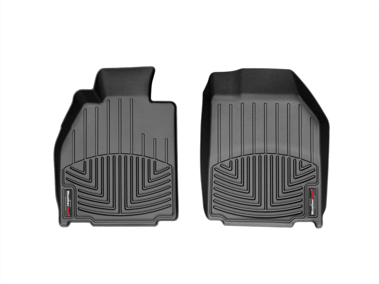 WeatherTech FloorLinerTM DigitalFit; Black; Front 442461 thumbnail 1