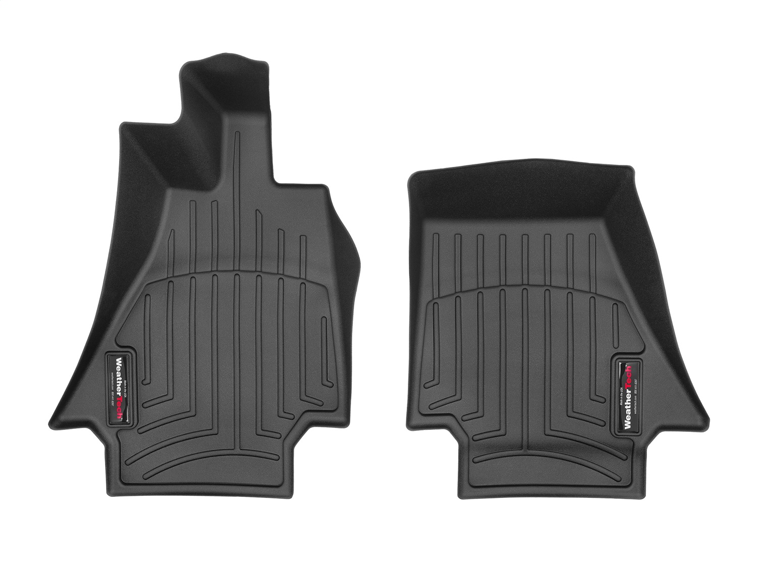 WeatherTech FloorLinerTM DigitalFit; Black; Front 4416431 thumbnail 0