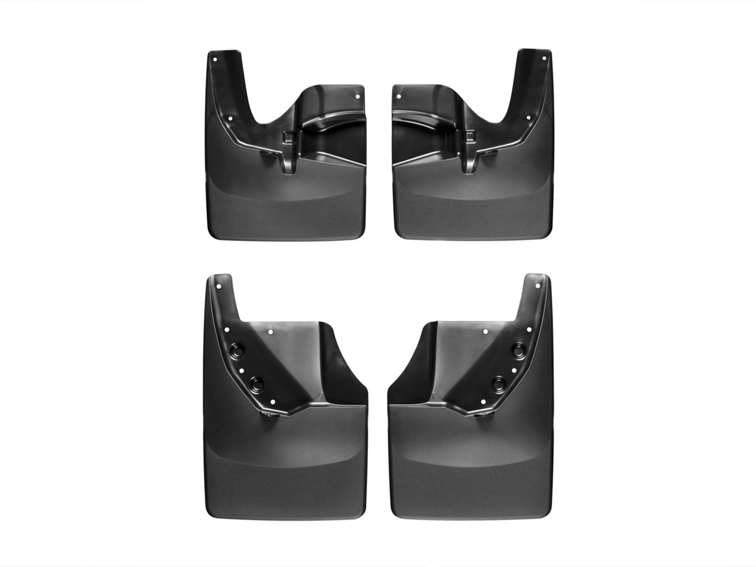 WeatherTech MudFlap No-Drill DigitalFit MudFlap Kit; Black 110034-120034 thumbnail 0