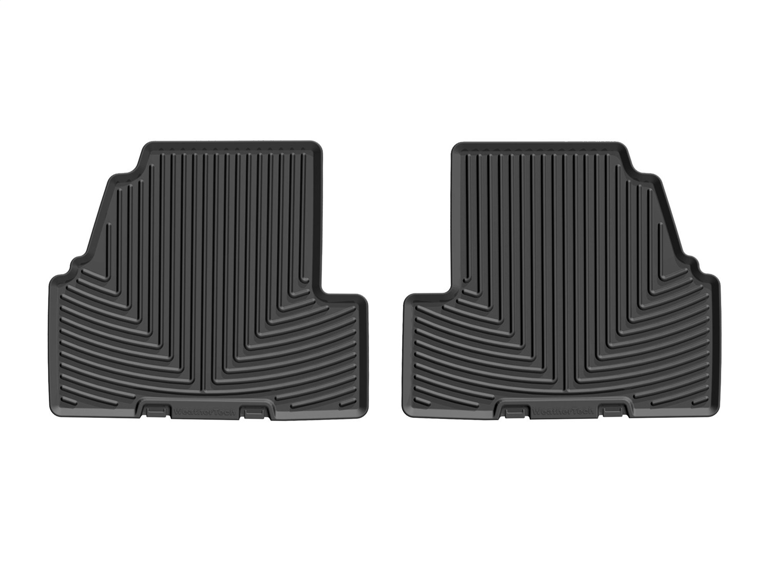 WeatherTech All Weather Floor Mats; Black; Rear W373 thumbnail 1