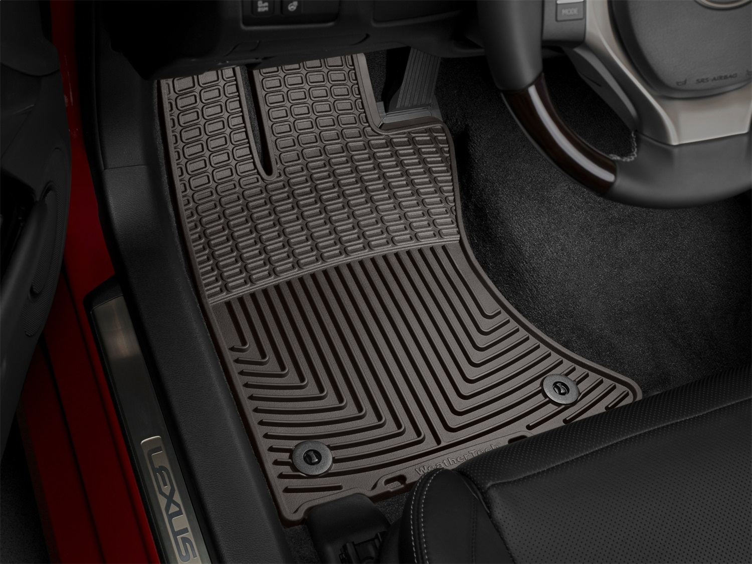 WeatherTech All Weather Floor Mats; Cocoa; Front W279CO thumbnail 1
