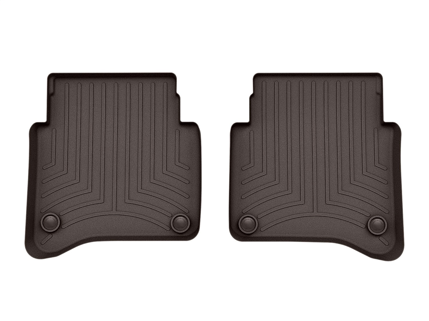 WeatherTech FloorLinerTM DigitalFit; Cocoa; Rear; 2 Piece 4717012 thumbnail 0