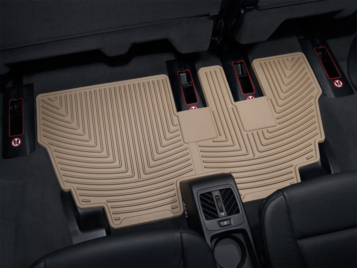 WeatherTech All Weather Floor Mats; Tan; Third Row W145TN thumbnail 1