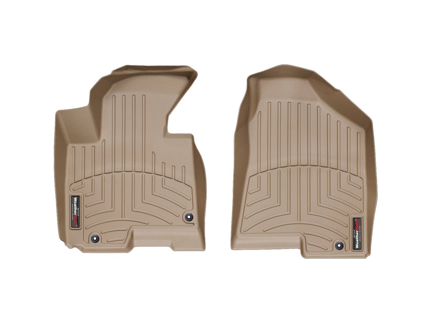 WeatherTech FloorLinerTM DigitalFit; Tan; Front 452921 thumbnail 0