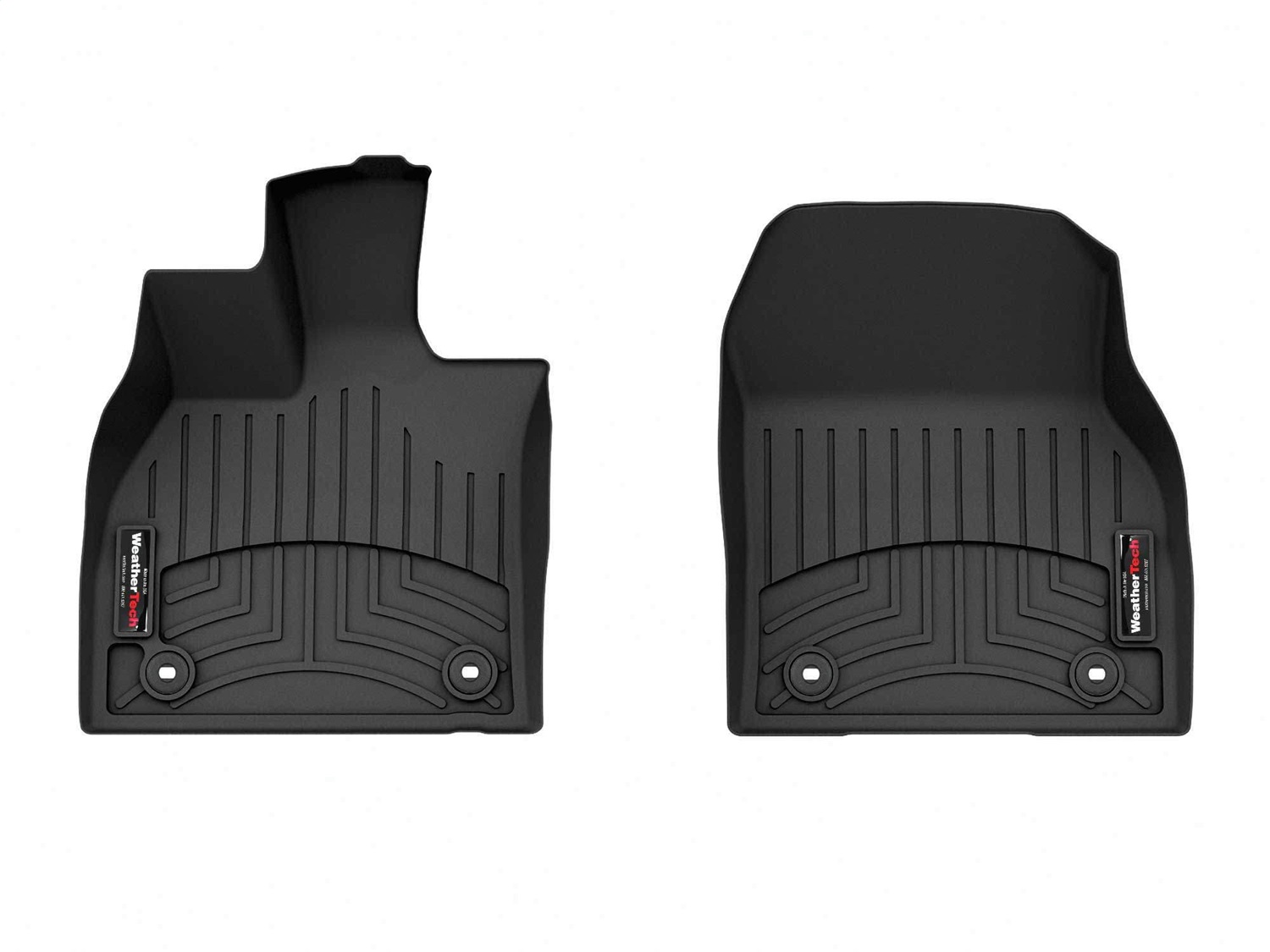 WeatherTech FloorLinerTM DigitalFit; Black; Front 4418231 thumbnail 0