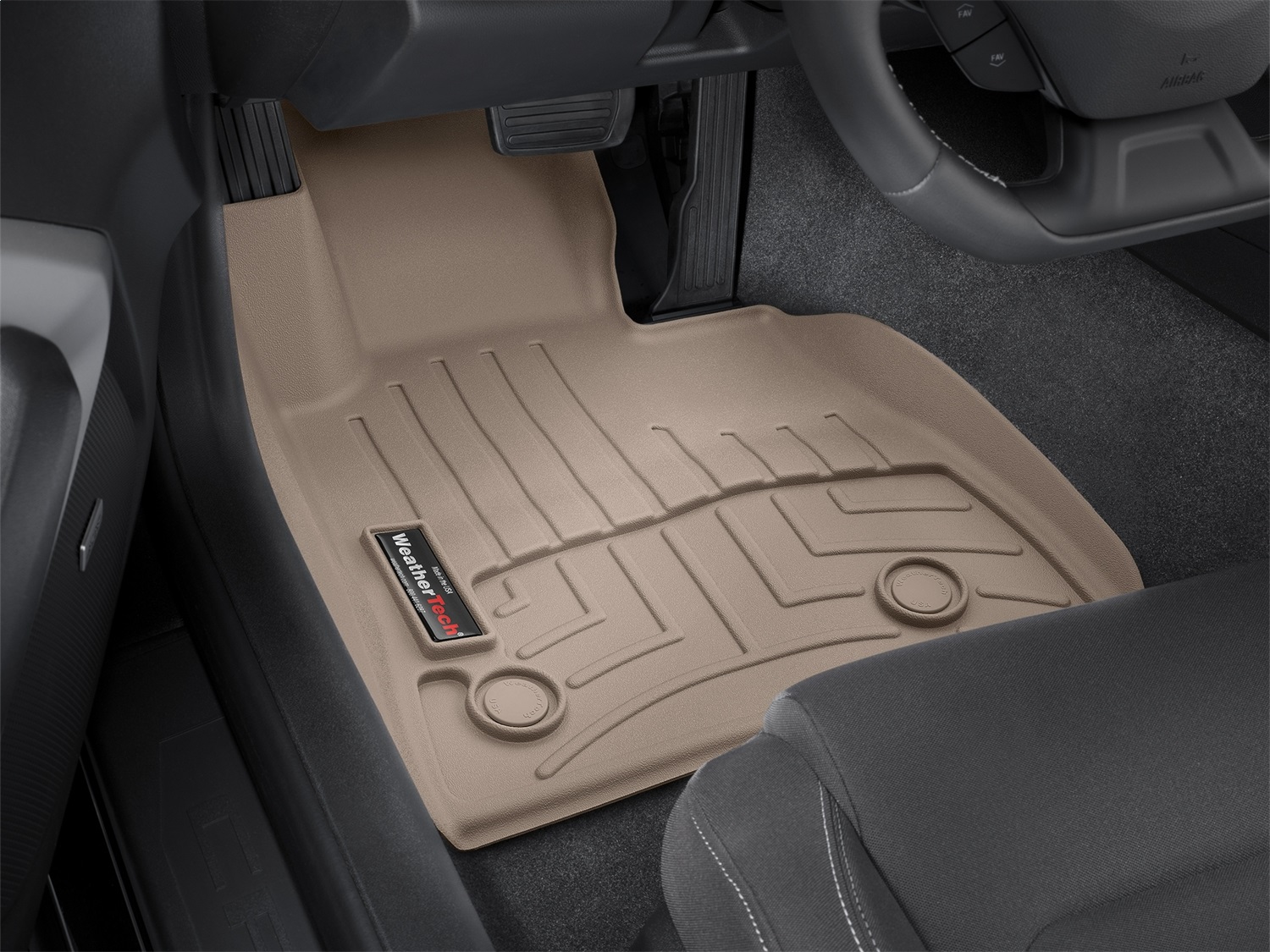 WeatherTech FloorLinerTM DigitalFit; Tan; Front 459011 thumbnail 1