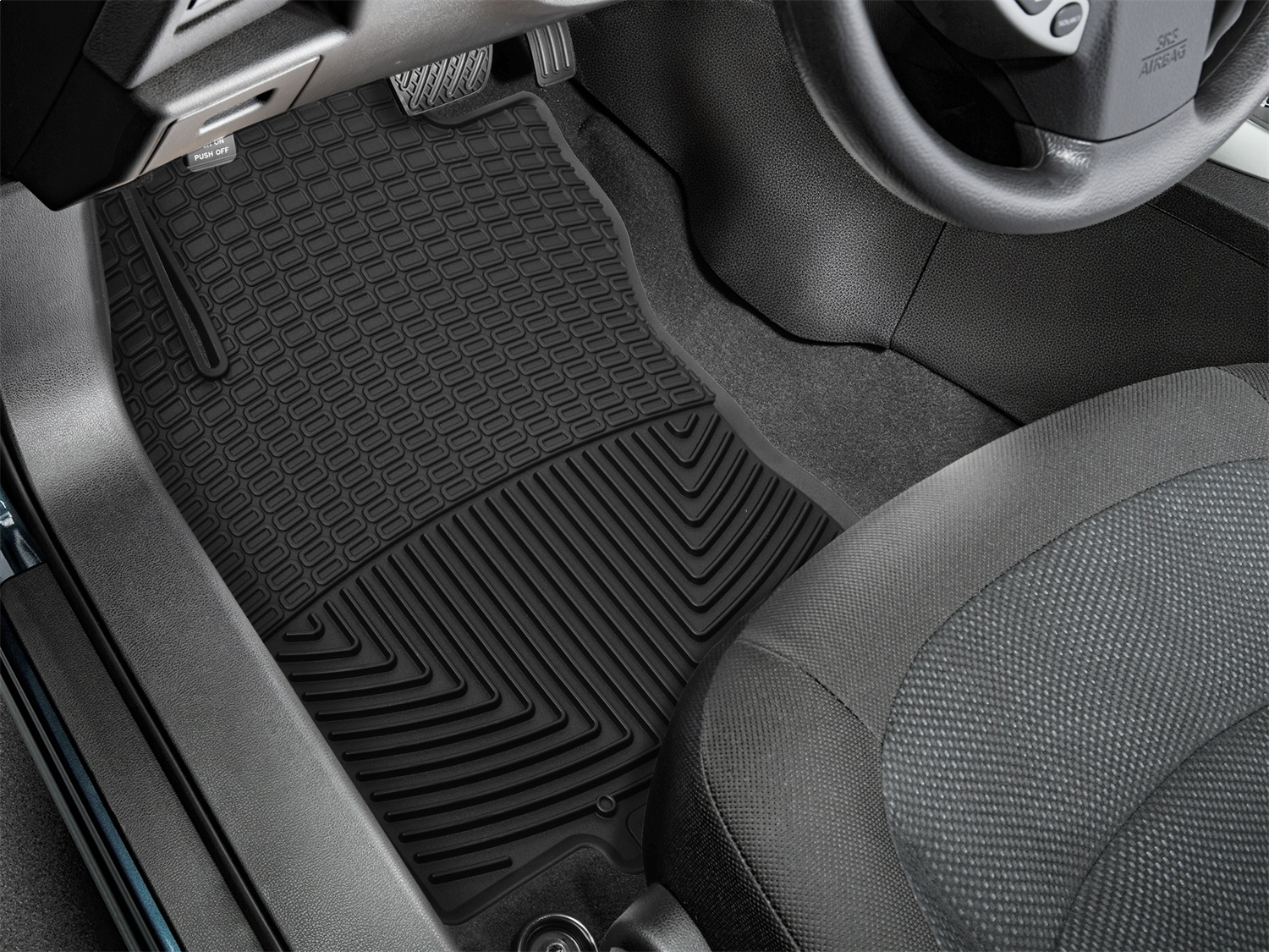 WeatherTech All Weather Floor Mats; Black; Front W412 thumbnail 0