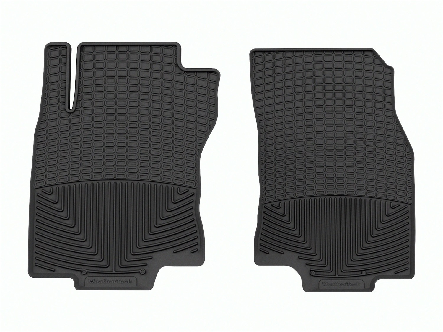 WeatherTech All Weather Floor Mats; Black; Front W412 thumbnail 1