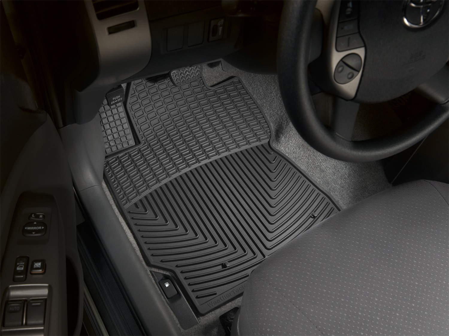 WeatherTech All Weather Floor Mats; Black; Front W108 thumbnail 0