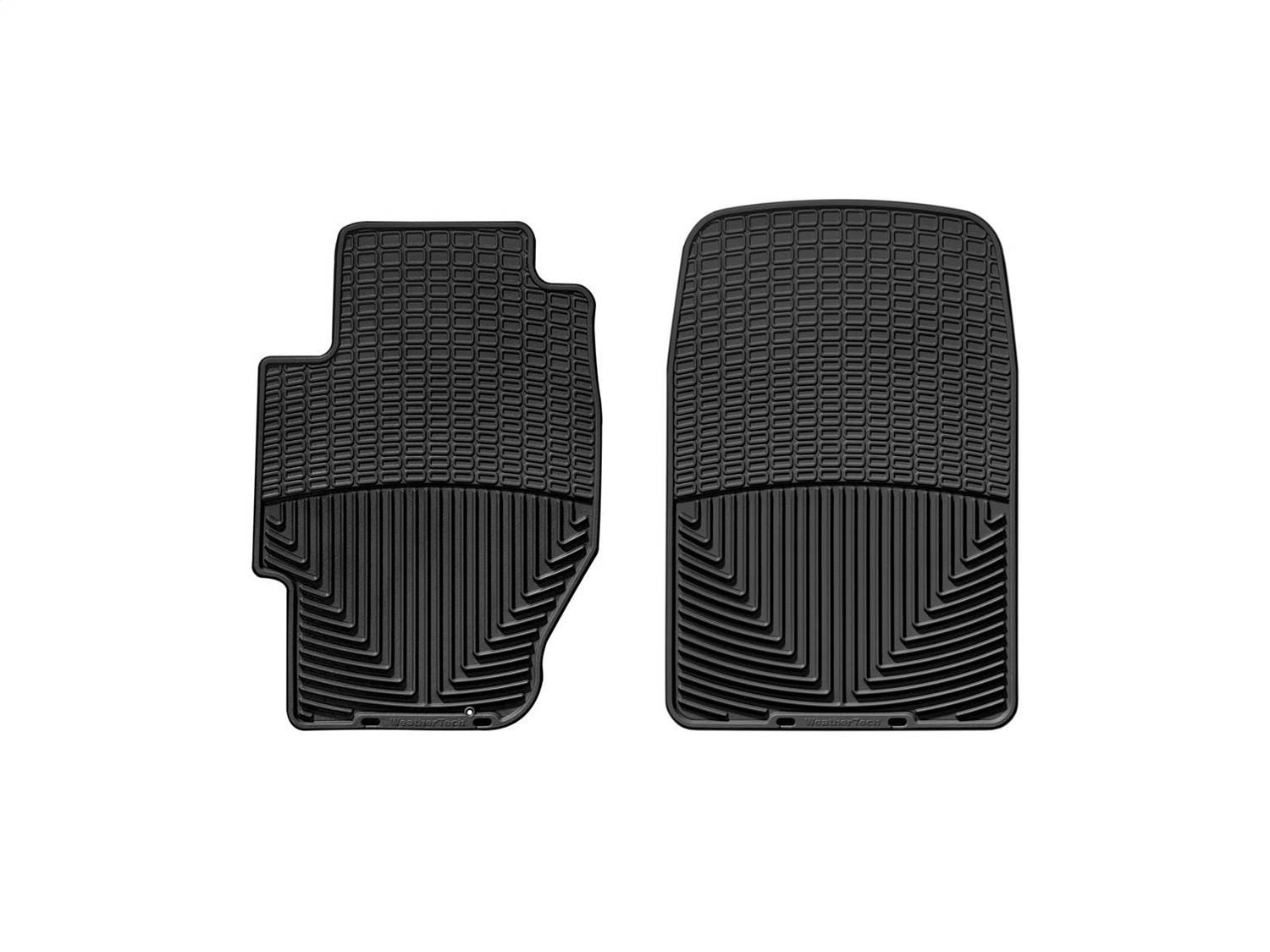 WeatherTech All Weather Floor Mats; Black; Front W34 thumbnail 0