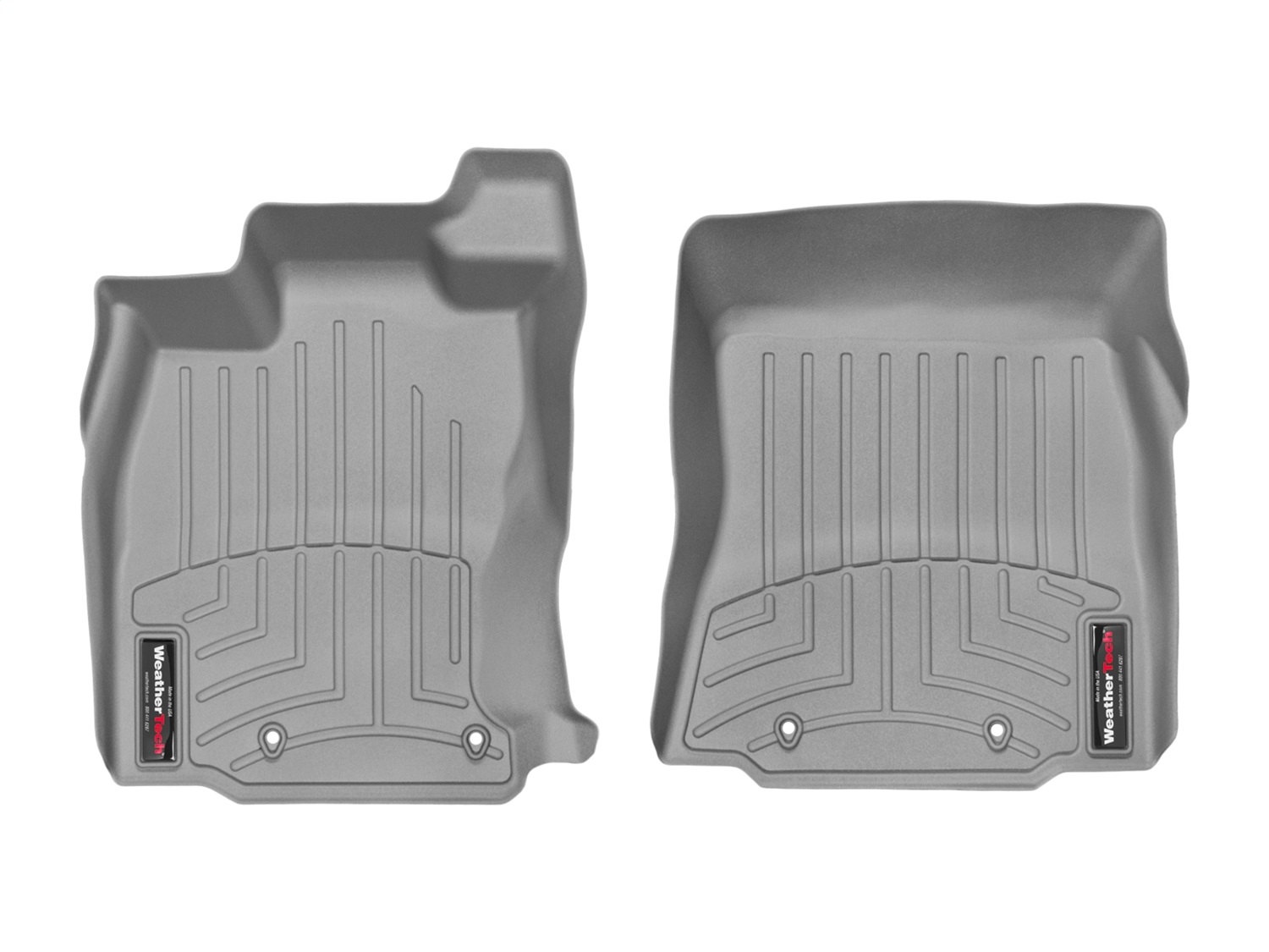 WeatherTech FloorLinerTM DigitalFit; Gray; Front 467541 thumbnail 0