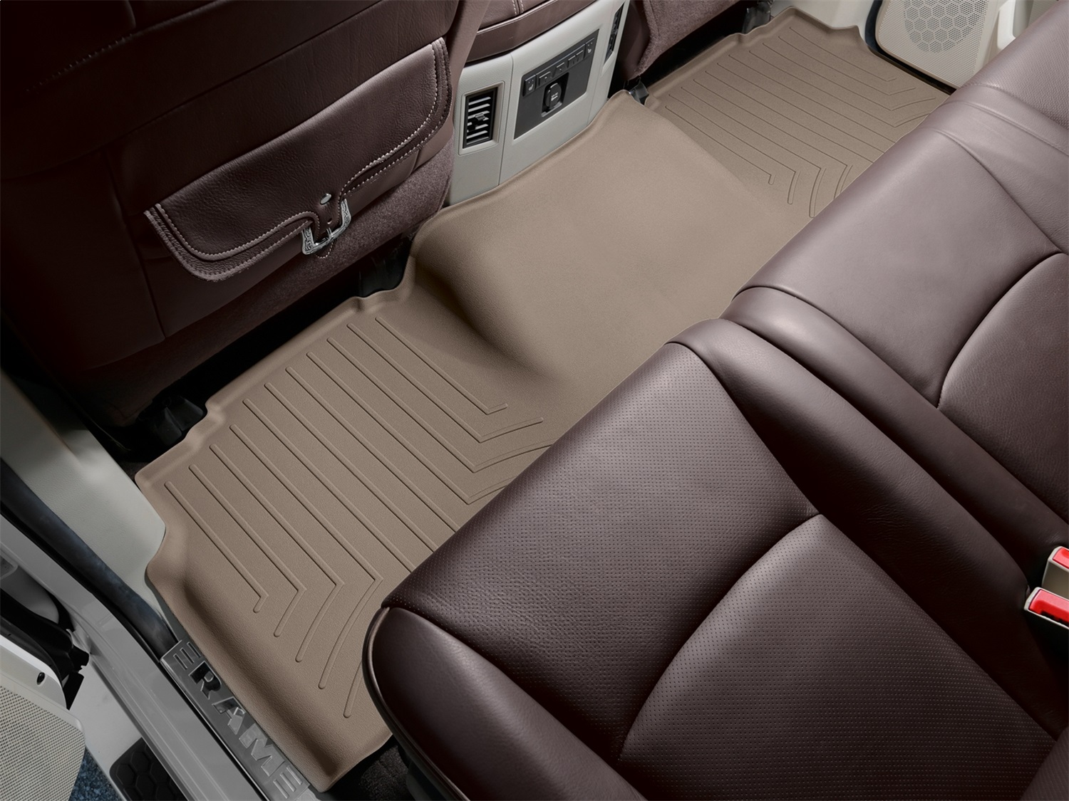 WeatherTech FloorLinerTM DigitalFit; Tan; Rear 454772 thumbnail 1