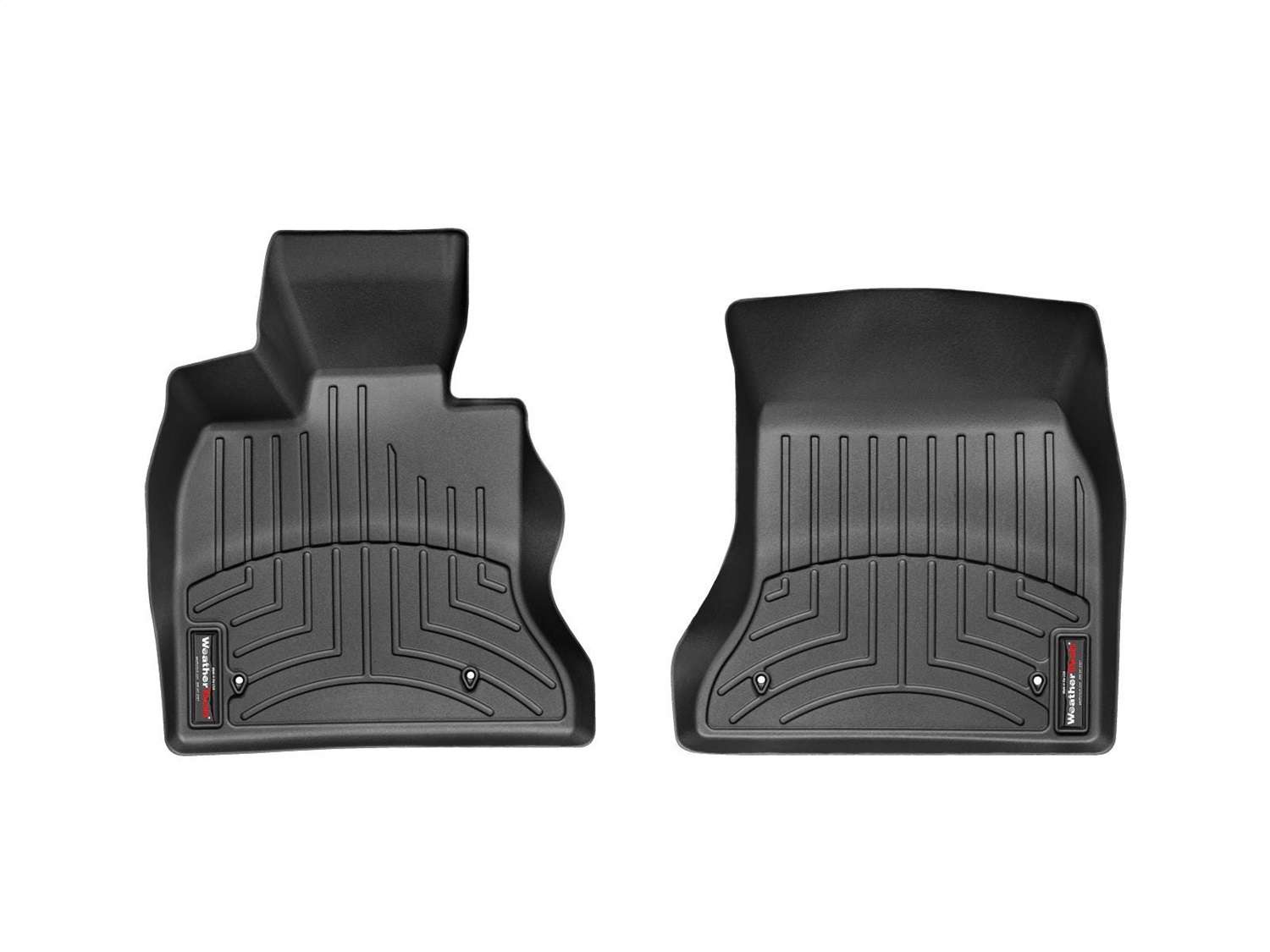WeatherTech FloorLinerTM DigitalFit; Black; Front 443071 thumbnail 1