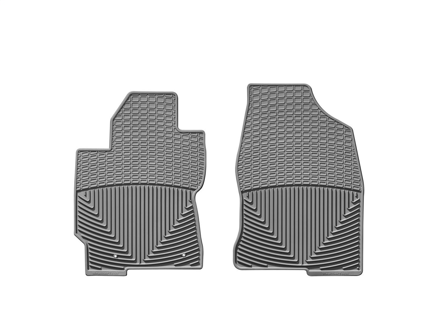 WeatherTech All Weather Floor Mats; Gray; Front W108GR thumbnail 1