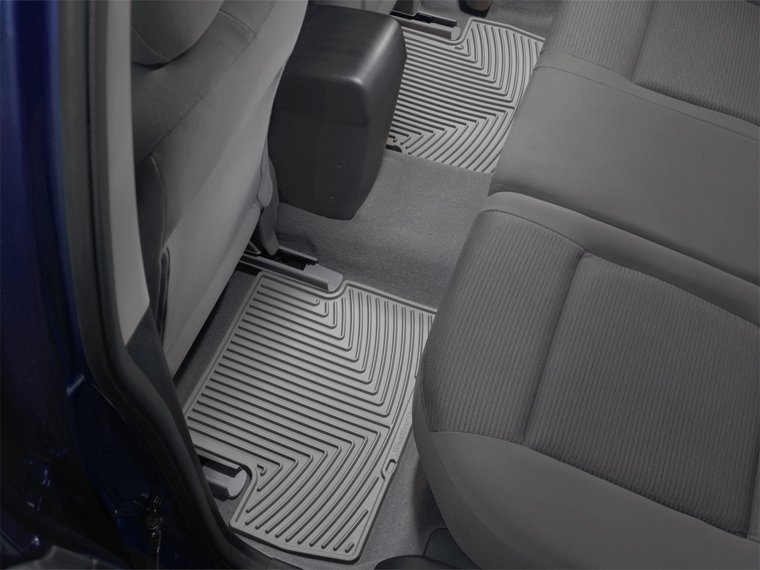 WeatherTech All Weather Floor Mats; Gray; Rear W210GR thumbnail 0