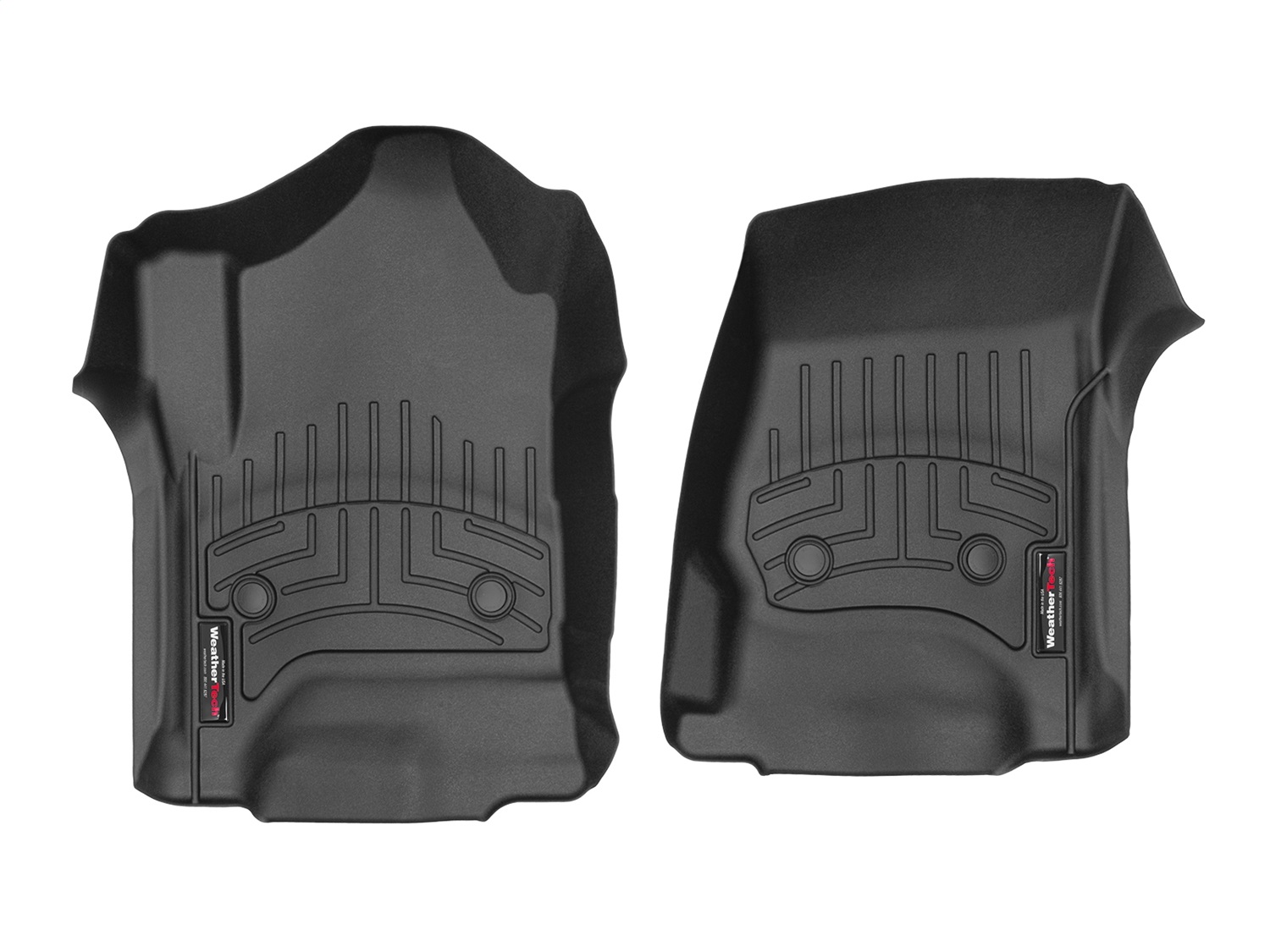 WeatherTech FloorLinerTM DigitalFit; Black; Front 447221 thumbnail 0