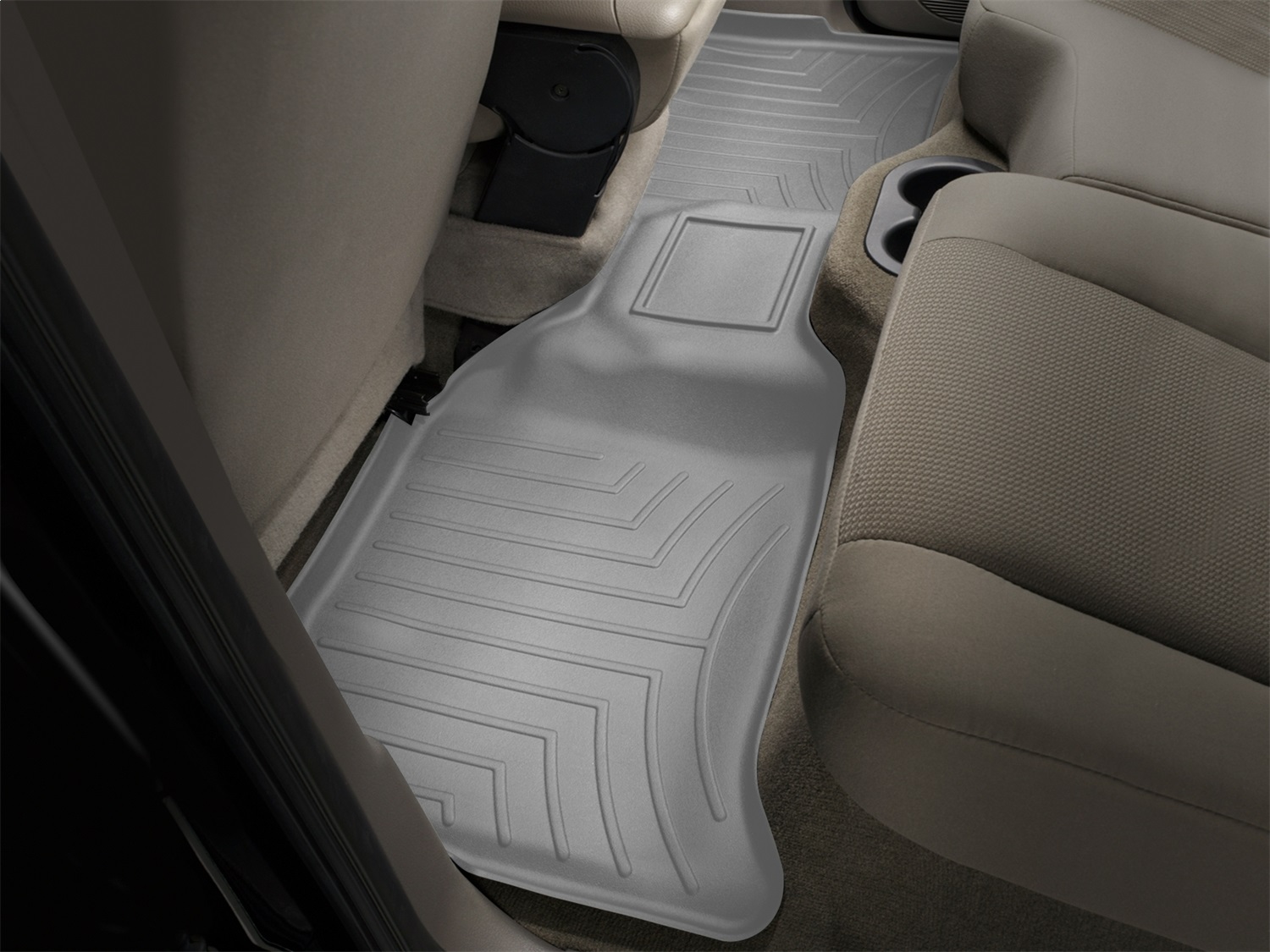 WeatherTech FloorLinerTM DigitalFit; Gray; Rear 460252 thumbnail 1