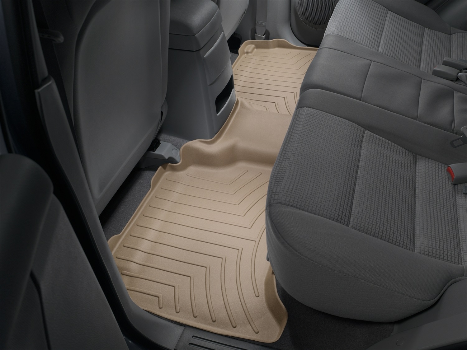 WeatherTech FloorLinerTM DigitalFit; Tan; Rear 451122 thumbnail 1