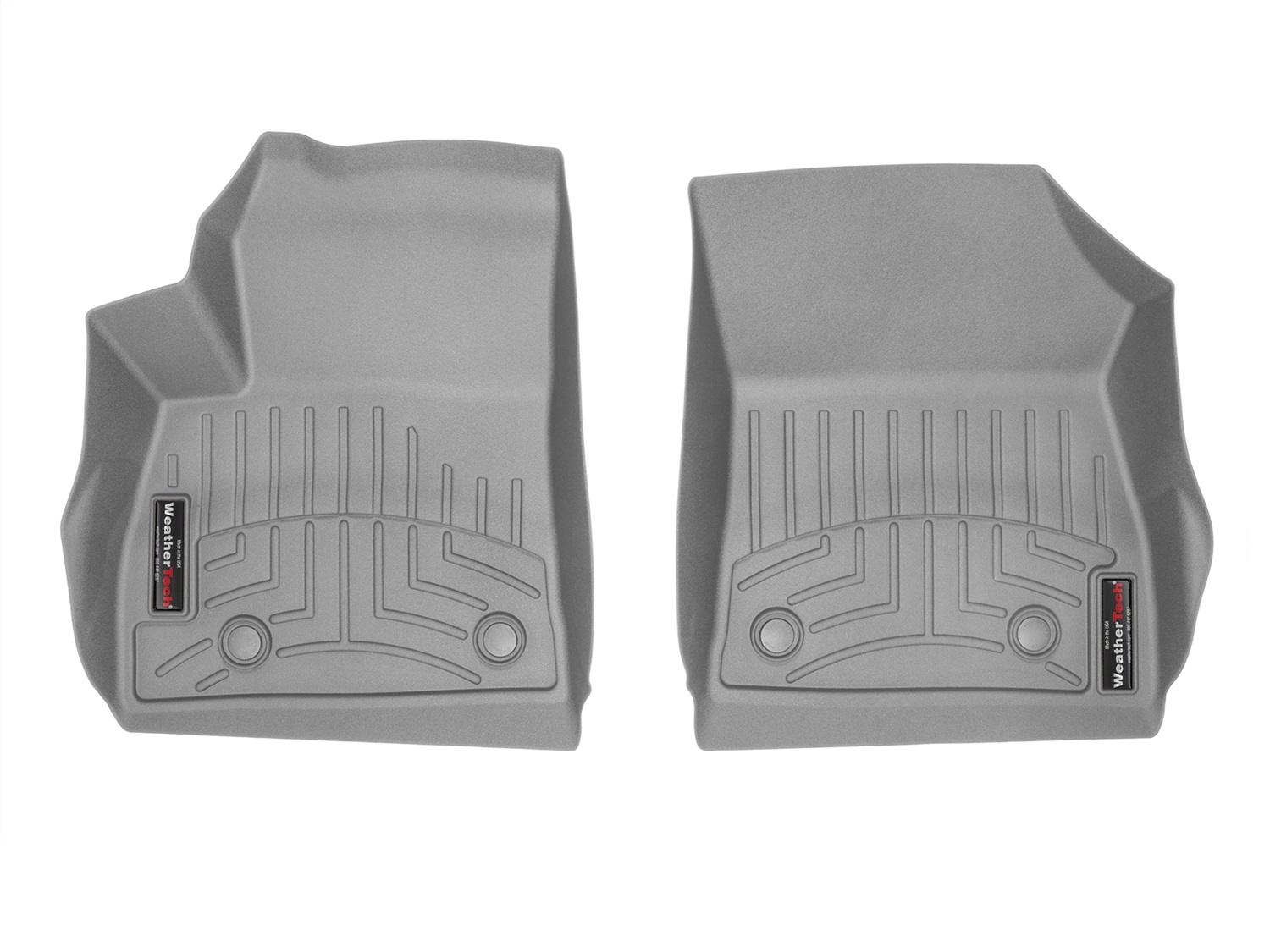 WeatherTech FloorLinerTM DigitalFit; Gray; Front 469401 thumbnail 1