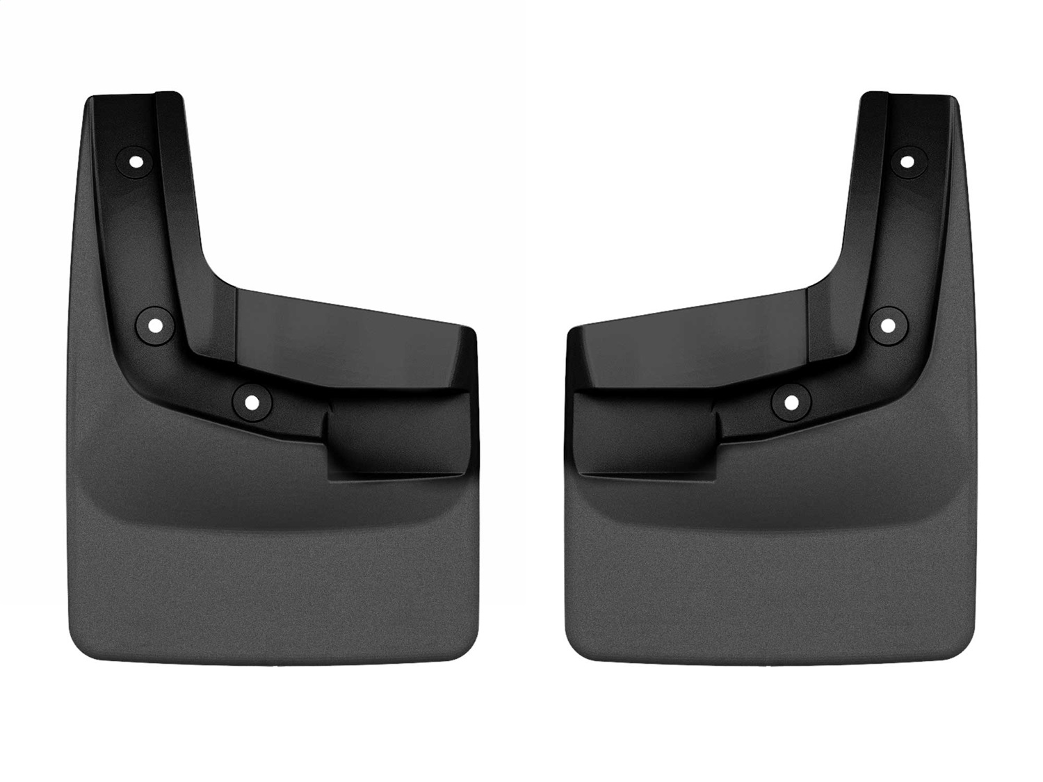 WeatherTech MudFlap No-Drill DigitalFit; Black 110186 thumbnail 0