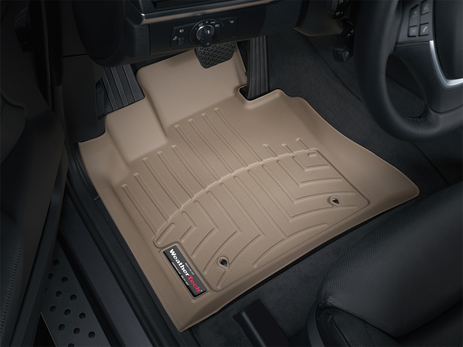 WeatherTech FloorLinerTM DigitalFit; Tan; Front 450951 thumbnail 0