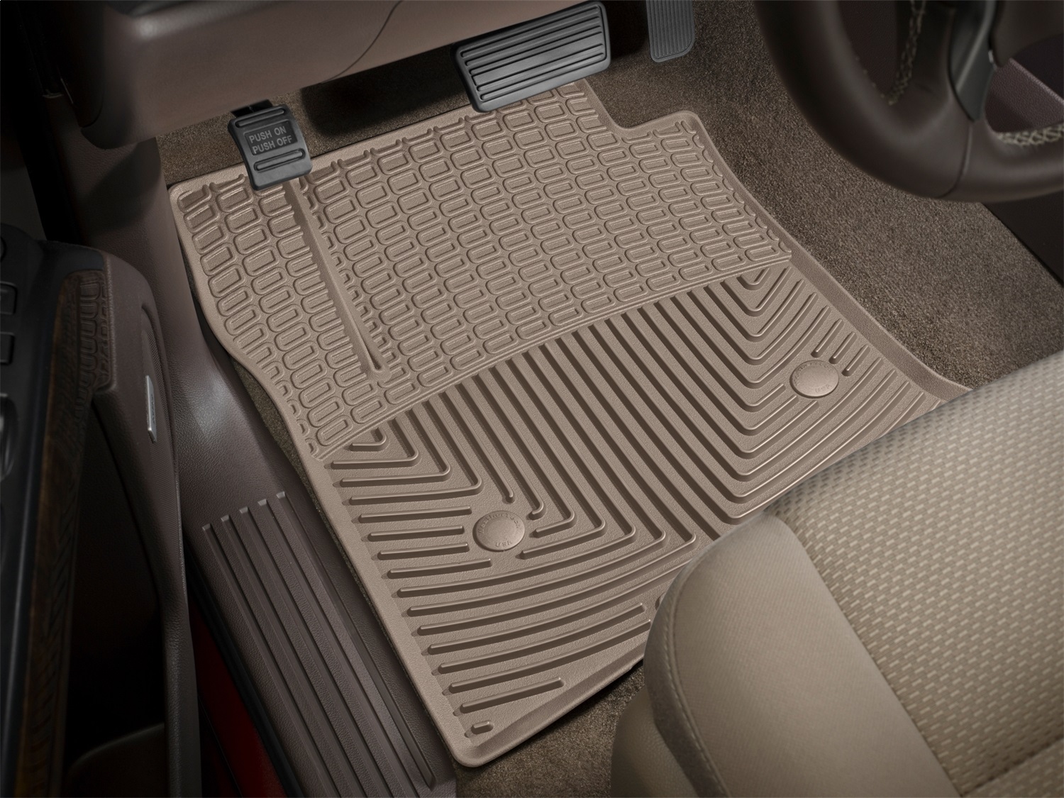 WeatherTech All Weather Floor Mats; Tan; Front W309TN thumbnail 0