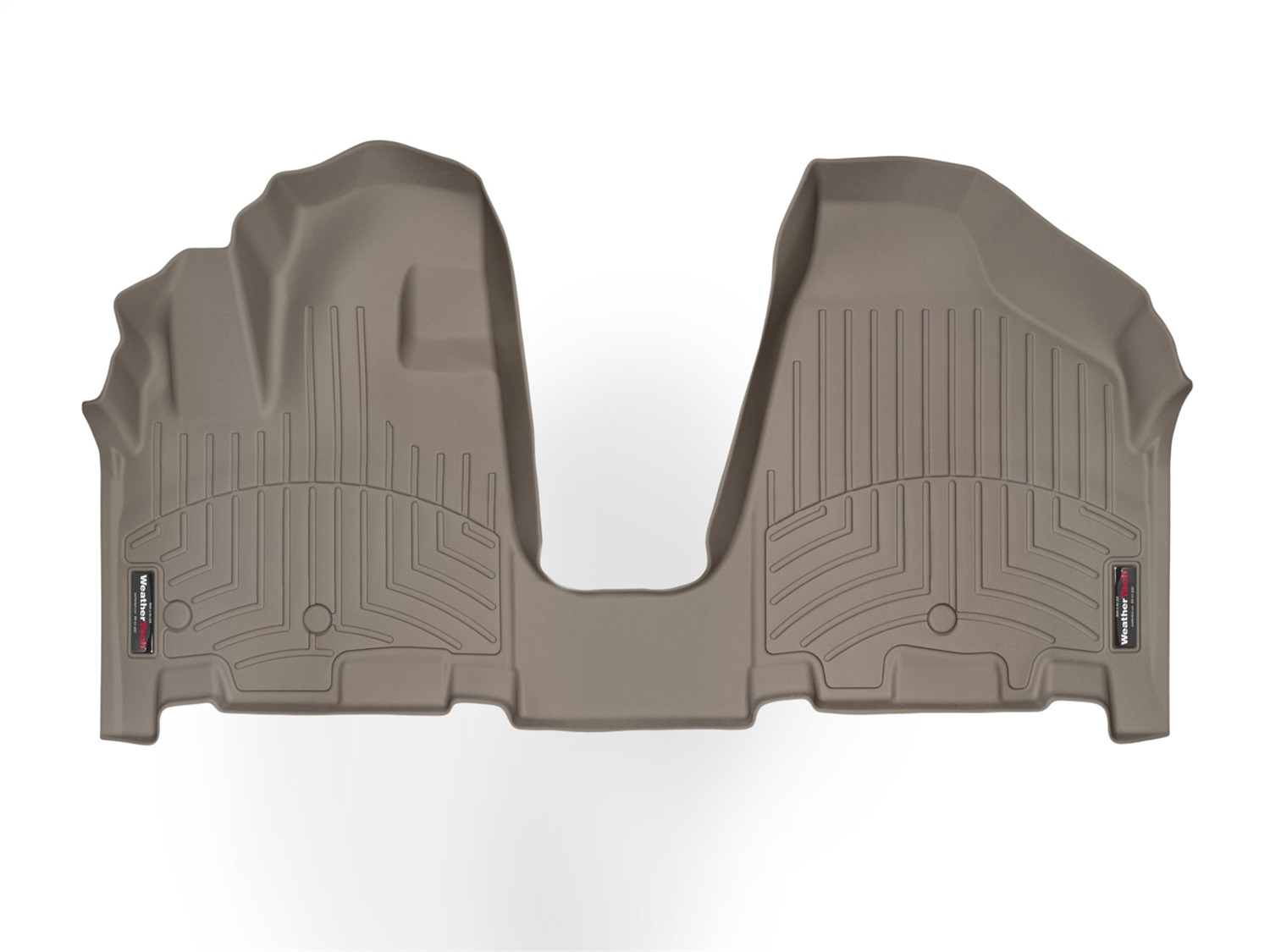 WeatherTech FloorLinerTM DigitalFit; Tan; Front; Over The Hump 455531 thumbnail 1