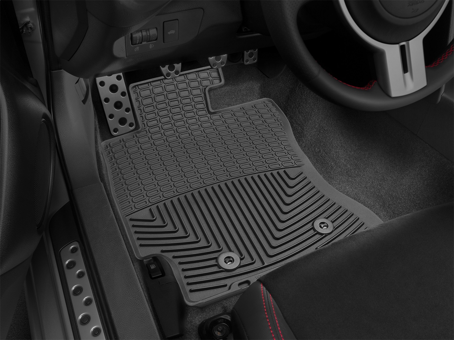 WeatherTech All Weather Floor Mats; Black; Front W375 thumbnail 0