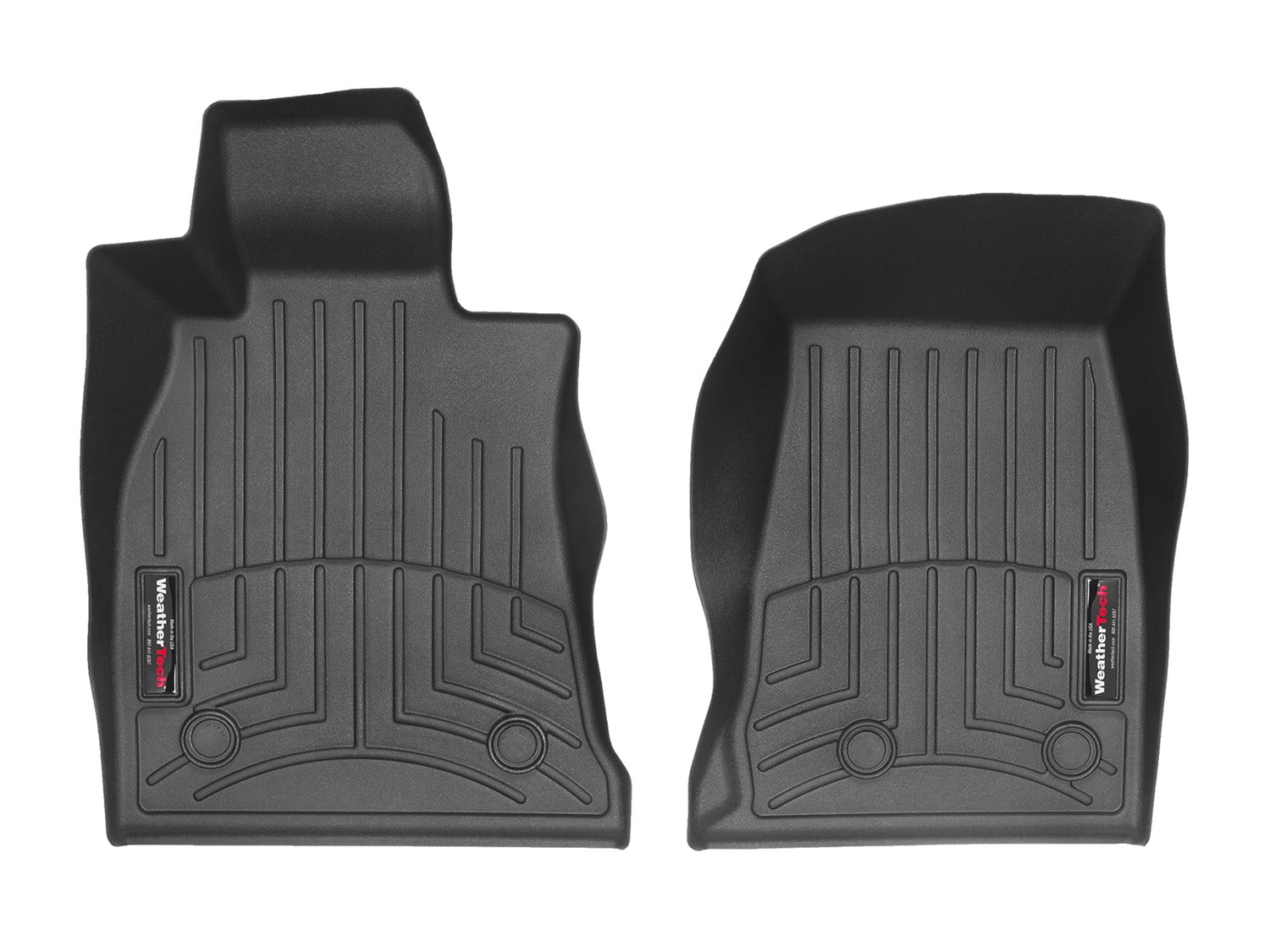 WeatherTech FloorLinerTM DigitalFit; Black; Front 4416181 thumbnail 0