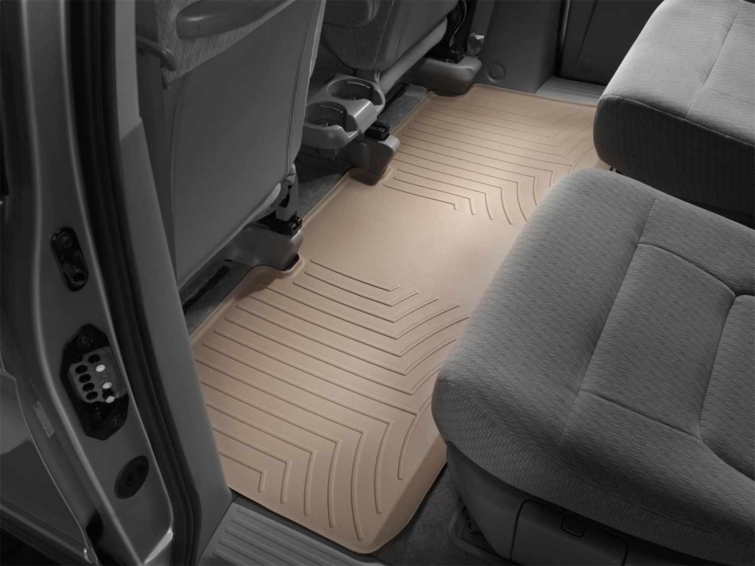 WeatherTech FloorLinerTM DigitalFit; Tan; Rear 451132 thumbnail 0