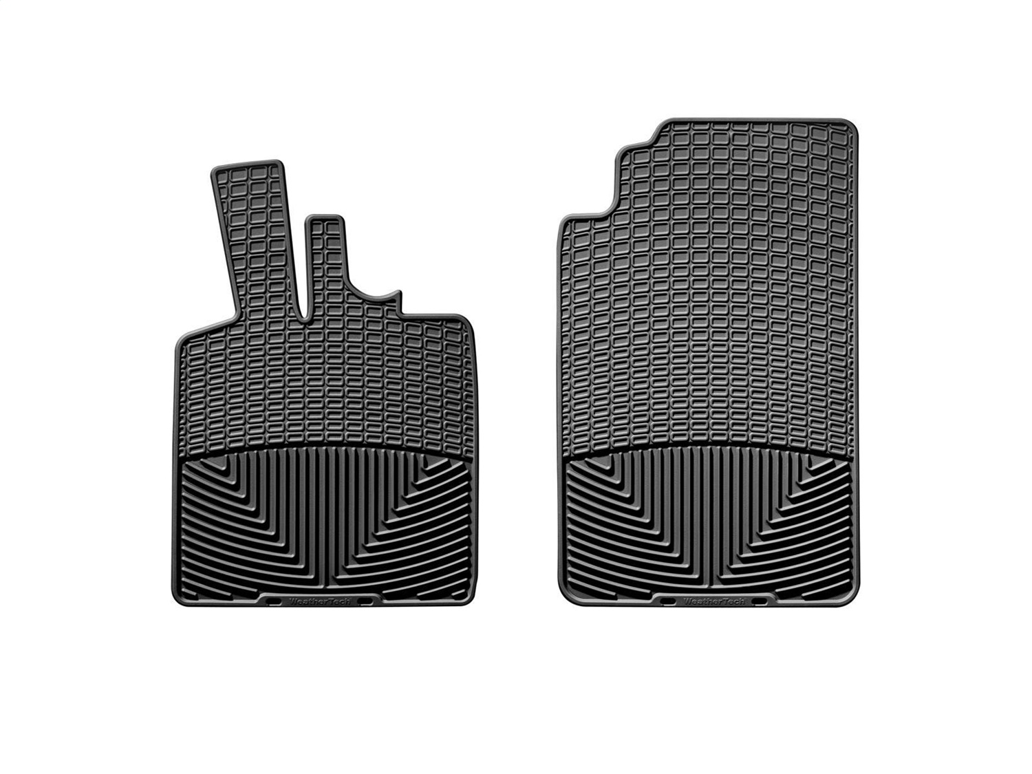 WeatherTech All Weather Floor Mats; Black; Front W109 thumbnail 0