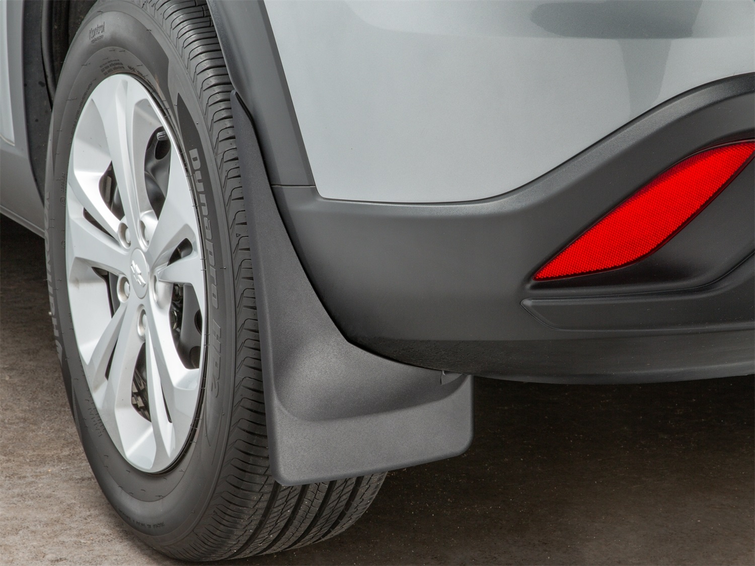 WeatherTech MudFlap No-Drill DigitalFit; Black 120178 thumbnail 1