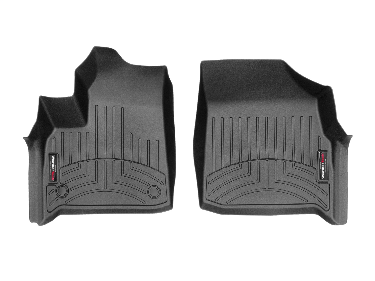 WeatherTech FloorLinerTM DigitalFit; Black; Front 4412281 thumbnail 0