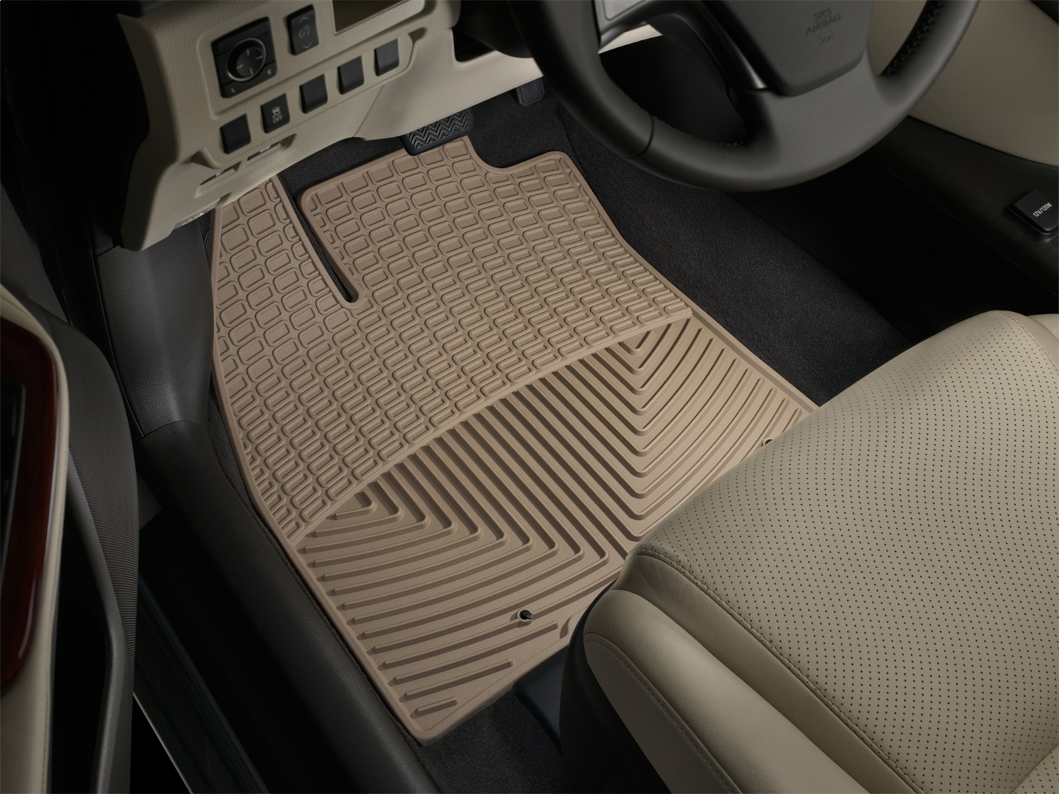 WeatherTech All Weather Floor Mats; Tan; Front W176TN thumbnail 1