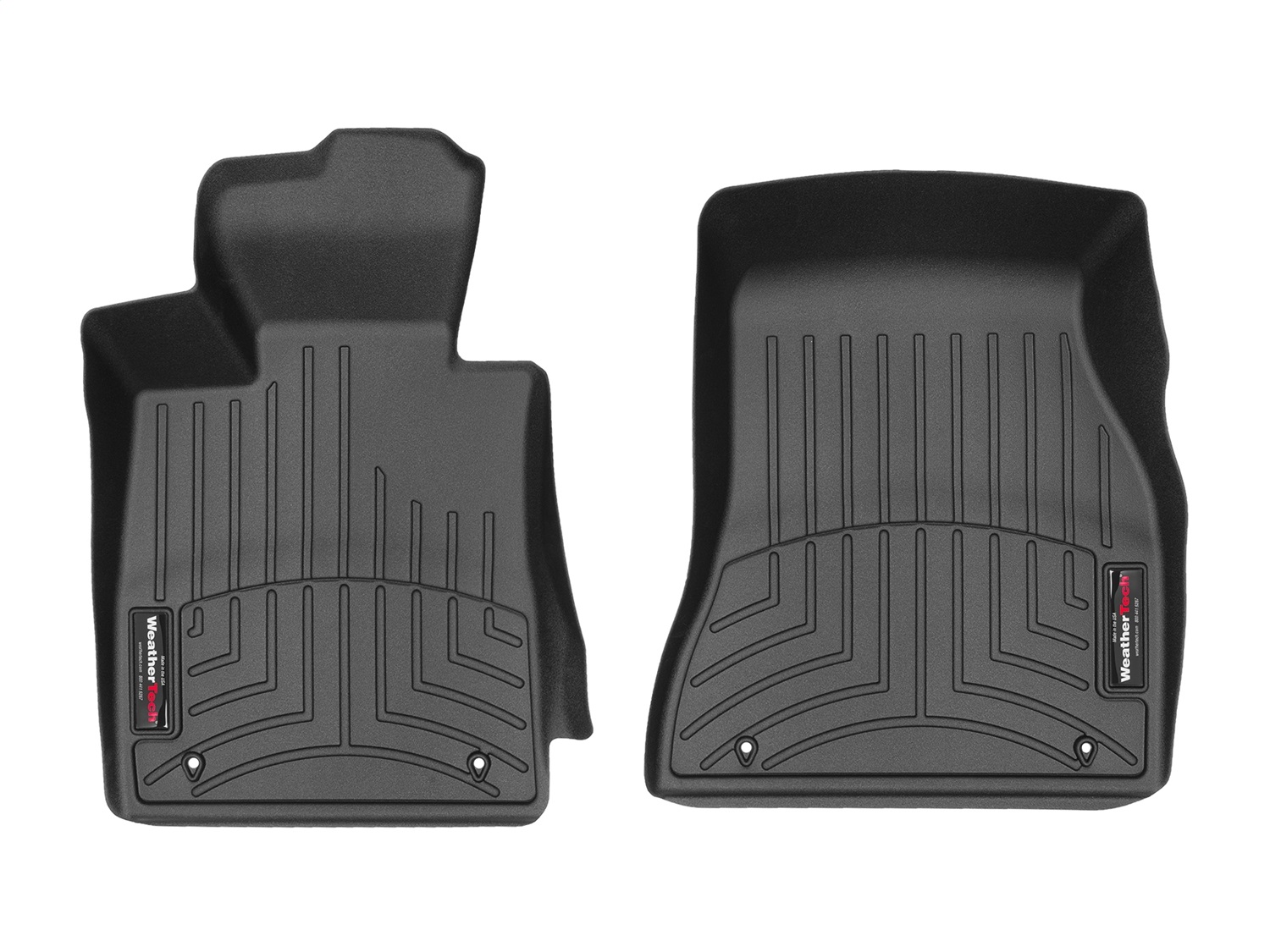 WeatherTech FloorLinerTM DigitalFit; Black; Front 4410891 thumbnail 0