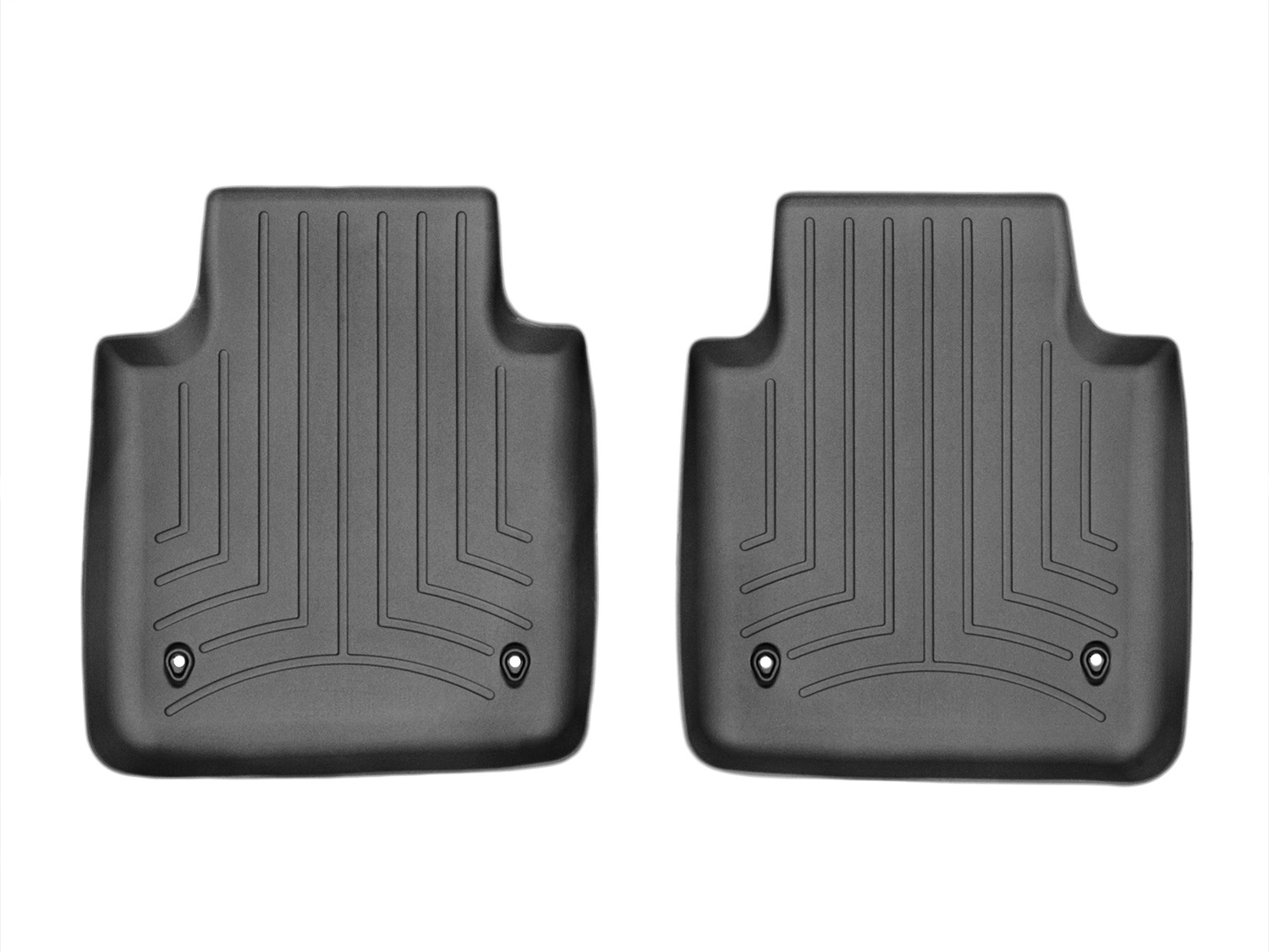 WeatherTech FloorLinerTM DigitalFit; Black; Rear 444474 thumbnail 0